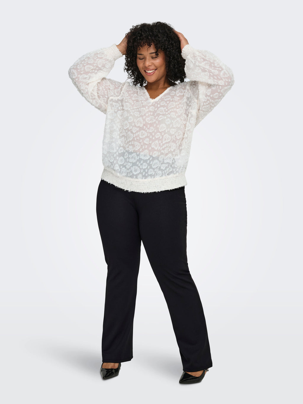 CARPEVER FLARED PANTS JRS NOOS