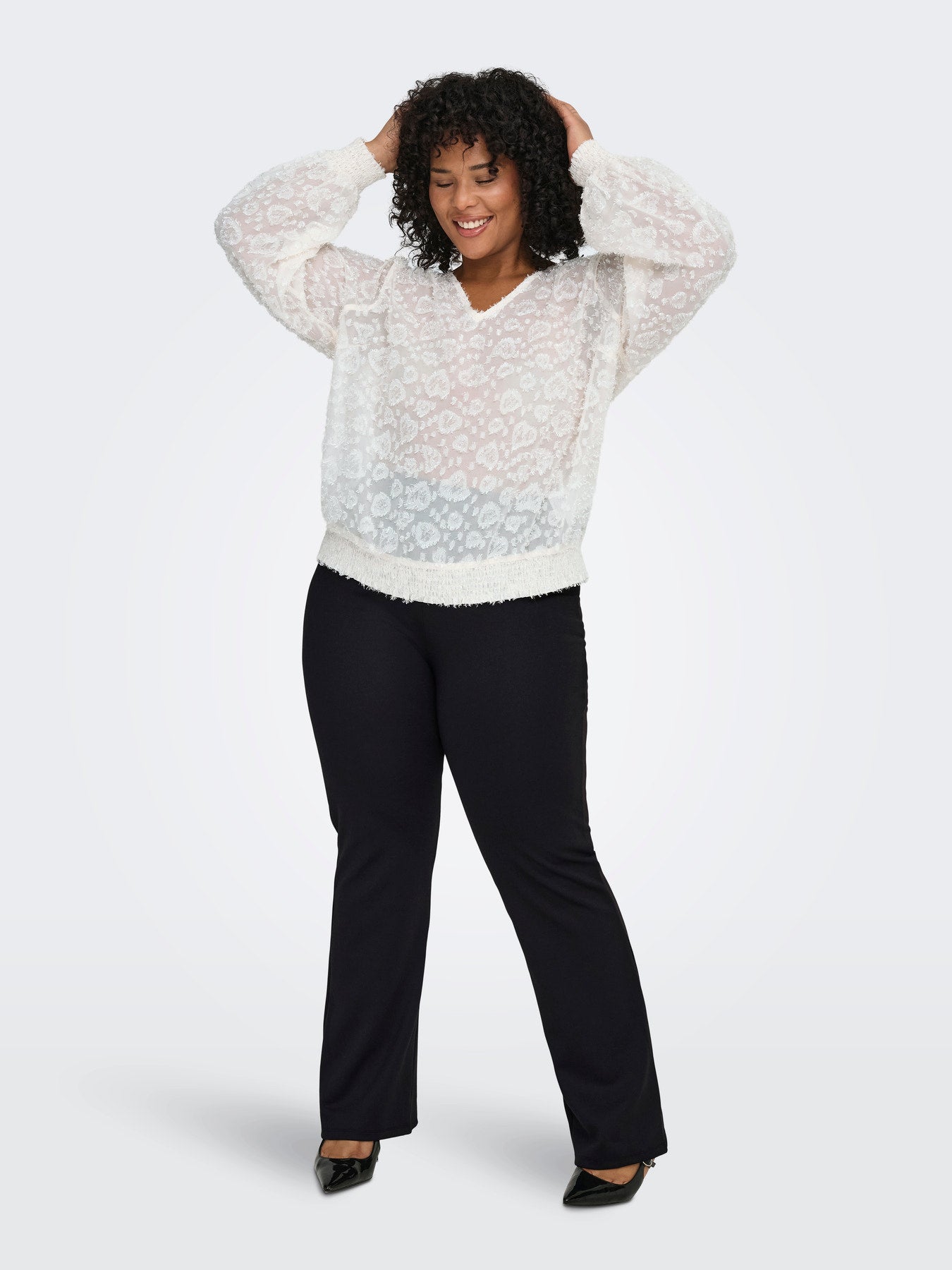 CARPEVER FLARED PANTS JRS NOOS