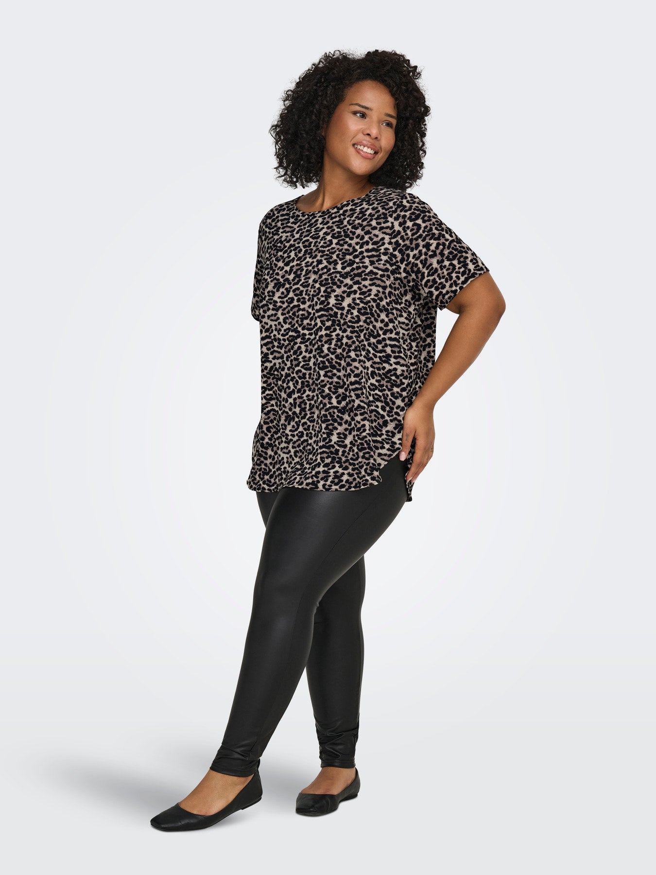 CARVICA S/S TOP WVN NOOS