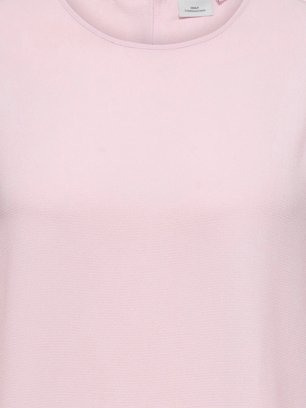 CARVICA S/S TOP WVN NOOS