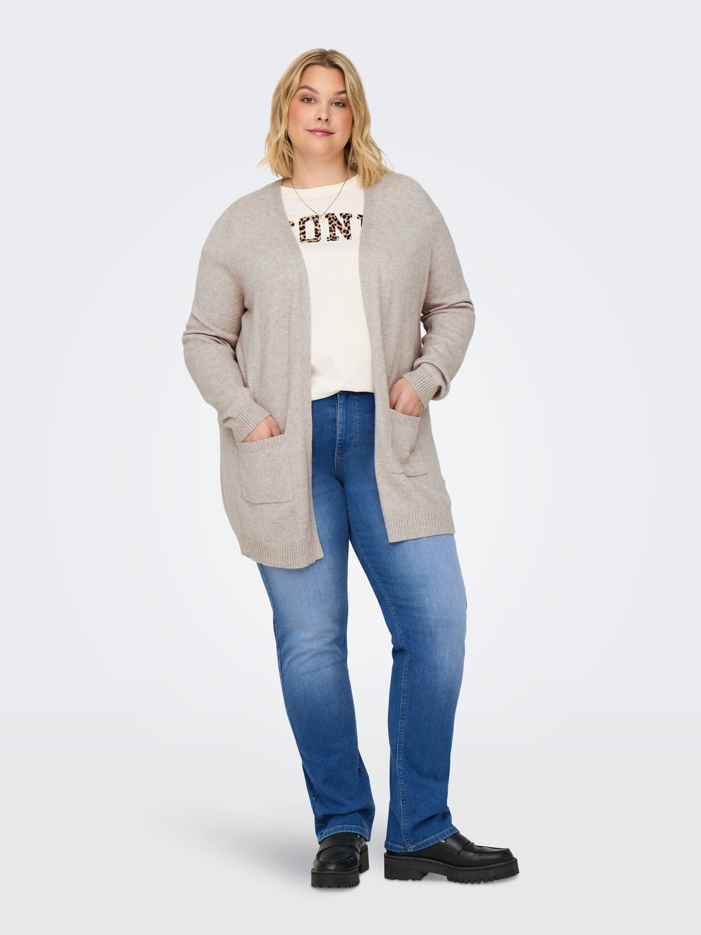 CARESLY L/S OPEN CARDIGAN KNT NOOS
