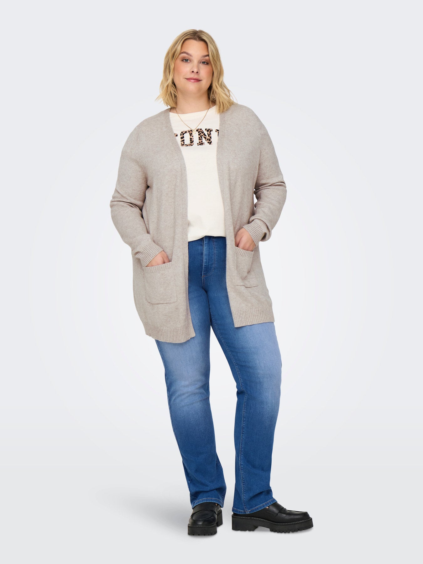 CARESLY L/S OPEN CARDIGAN KNT NOOS