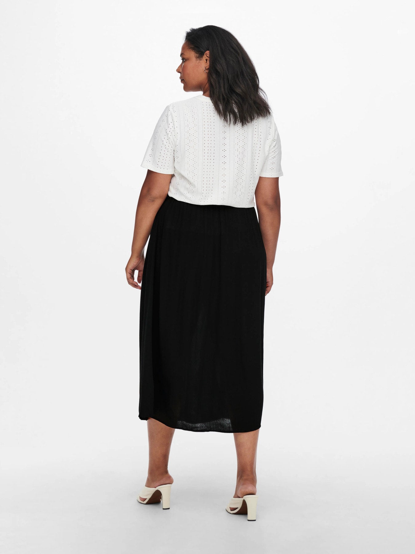 CARTRIB LONG SKIRT SOLID WVN