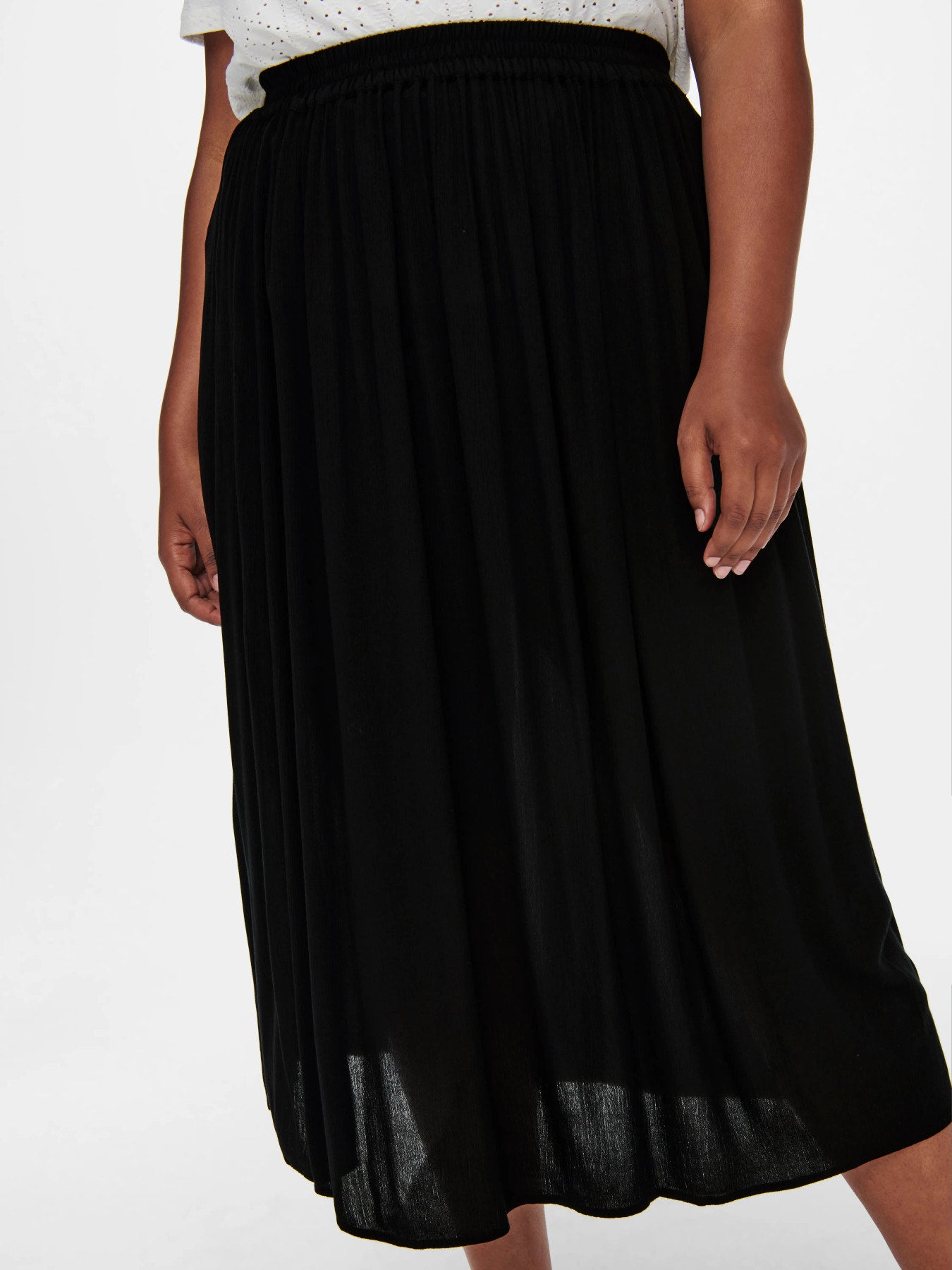 CARTRIB LONG SKIRT SOLID WVN