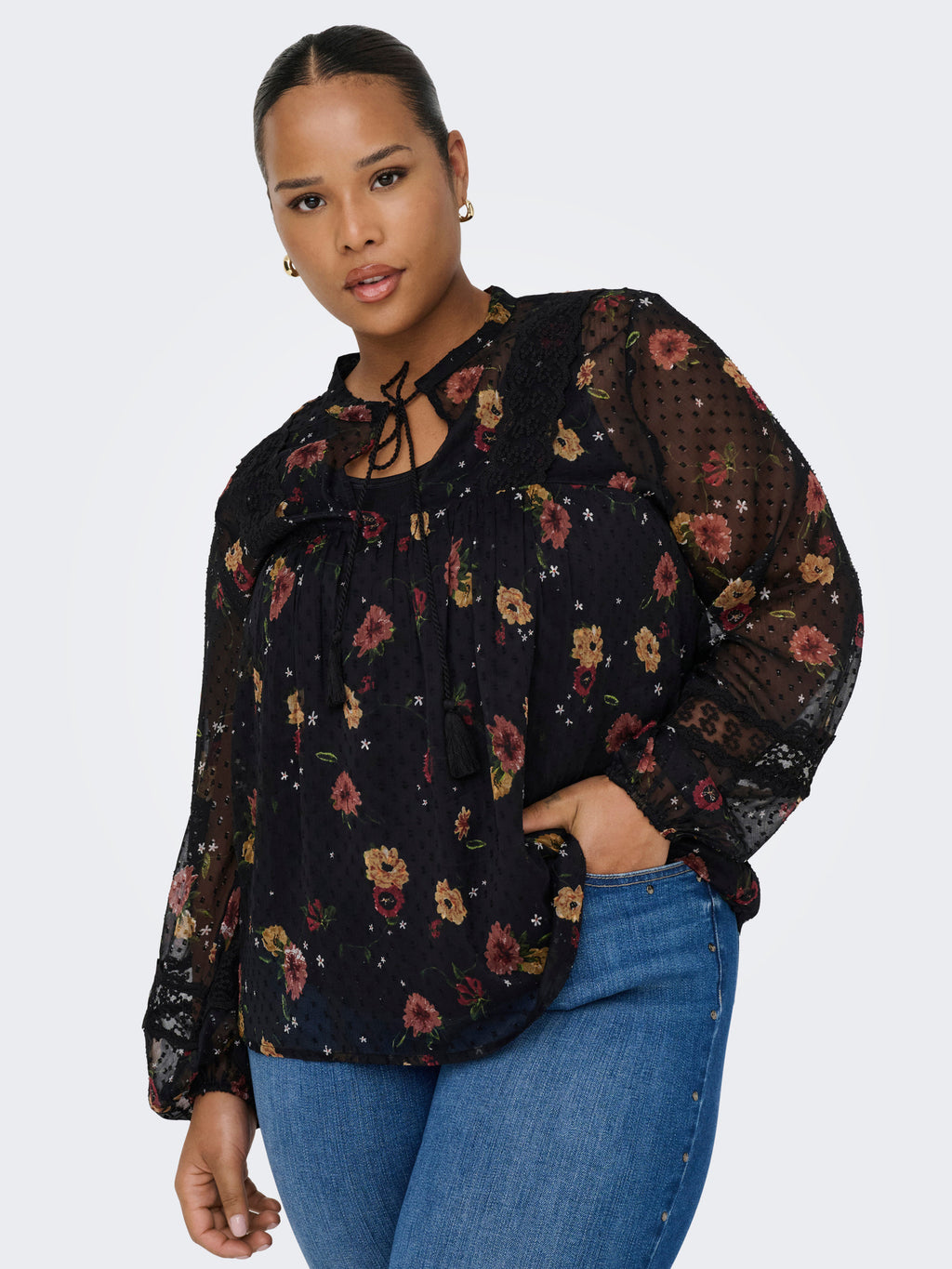 CARTESSA ELIZA LS TOP WVN