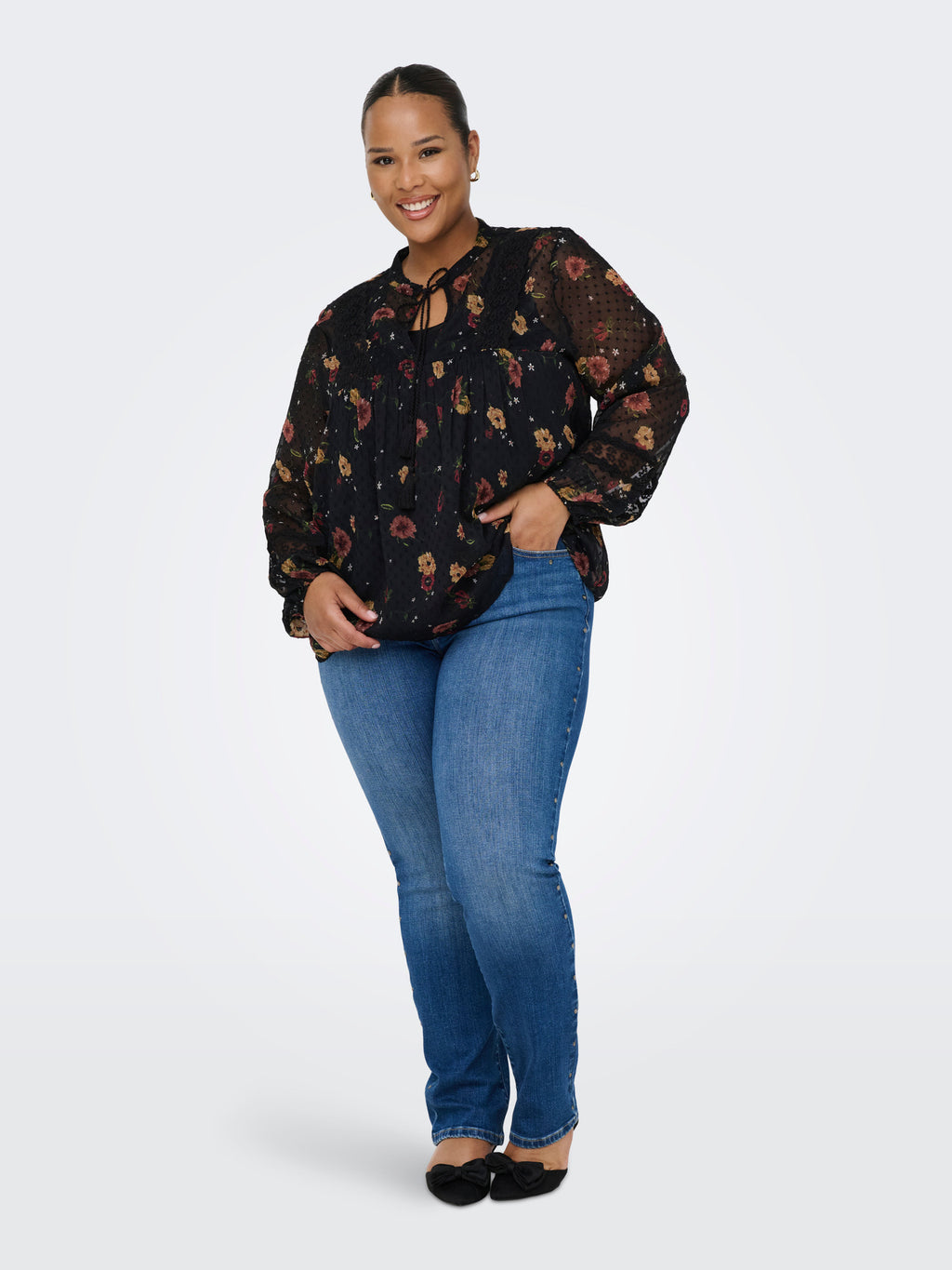 CARTESSA ELIZA LS TOP WVN