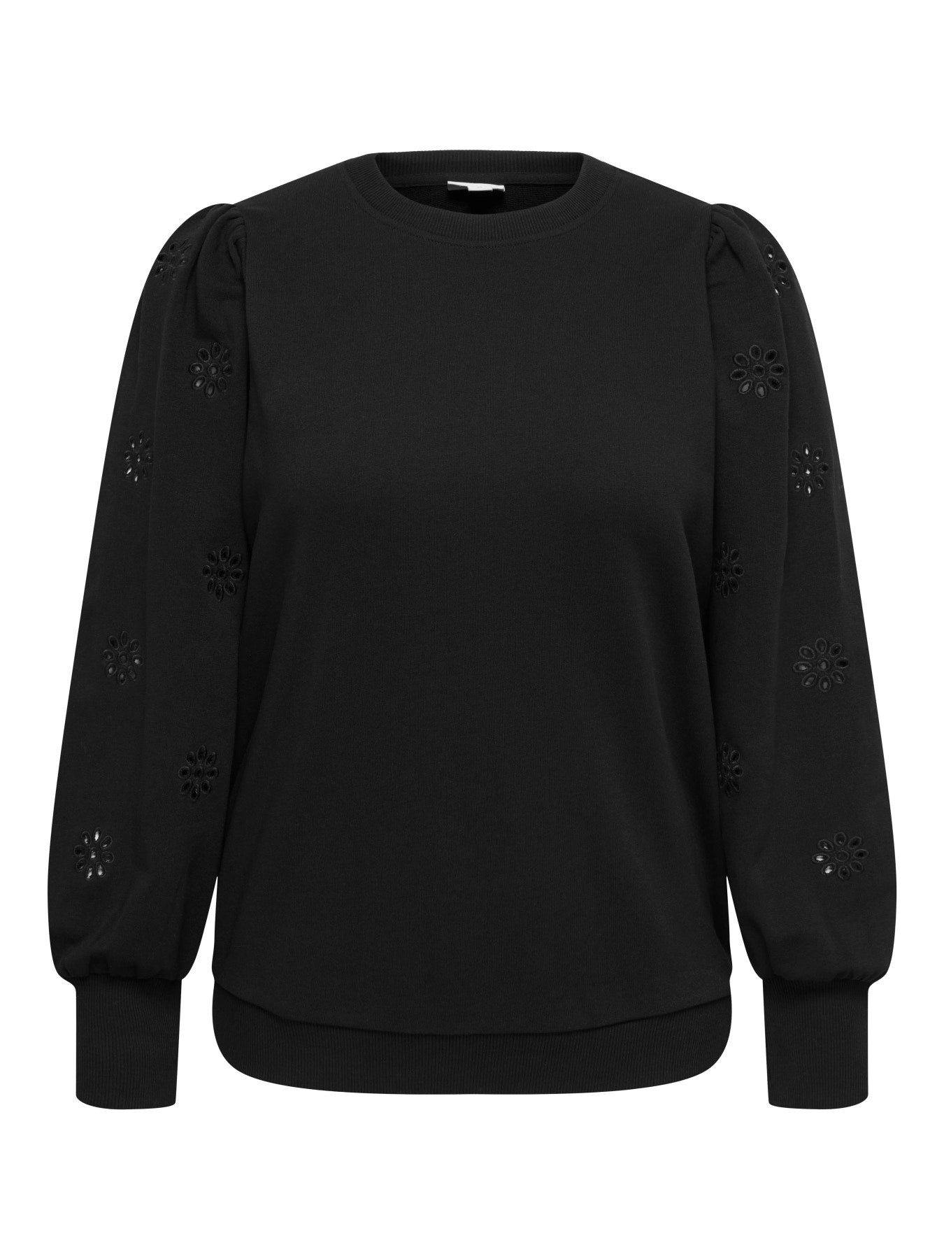 CARFEMME L/S PUFF EMBROIDERY UB SWT NOOS