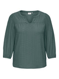 CARSANDRA 3/4 SPLIT TOP JRS Balsam Green