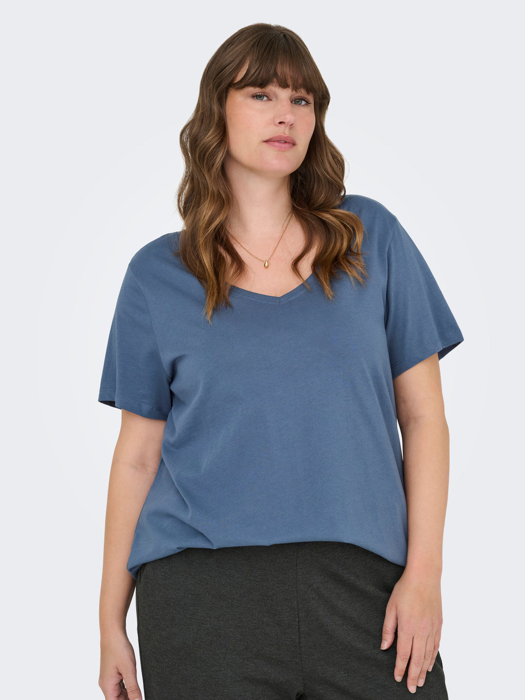 CARBONNIE LIFE S/S V A-SHAPE TEE NOOS