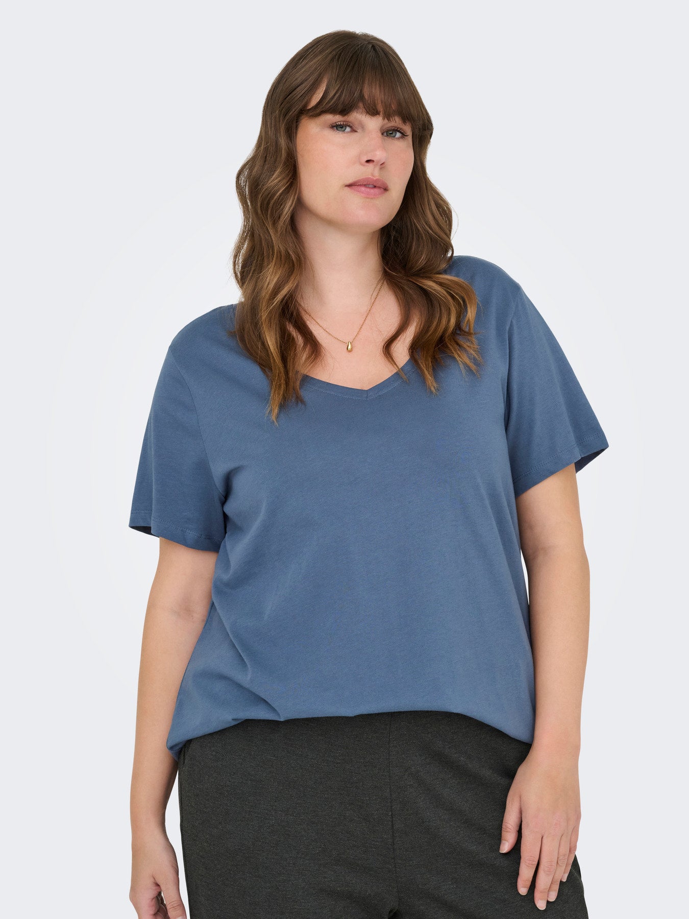 CARBONNIE LIFE S/S V A-SHAPE TEE NOOS