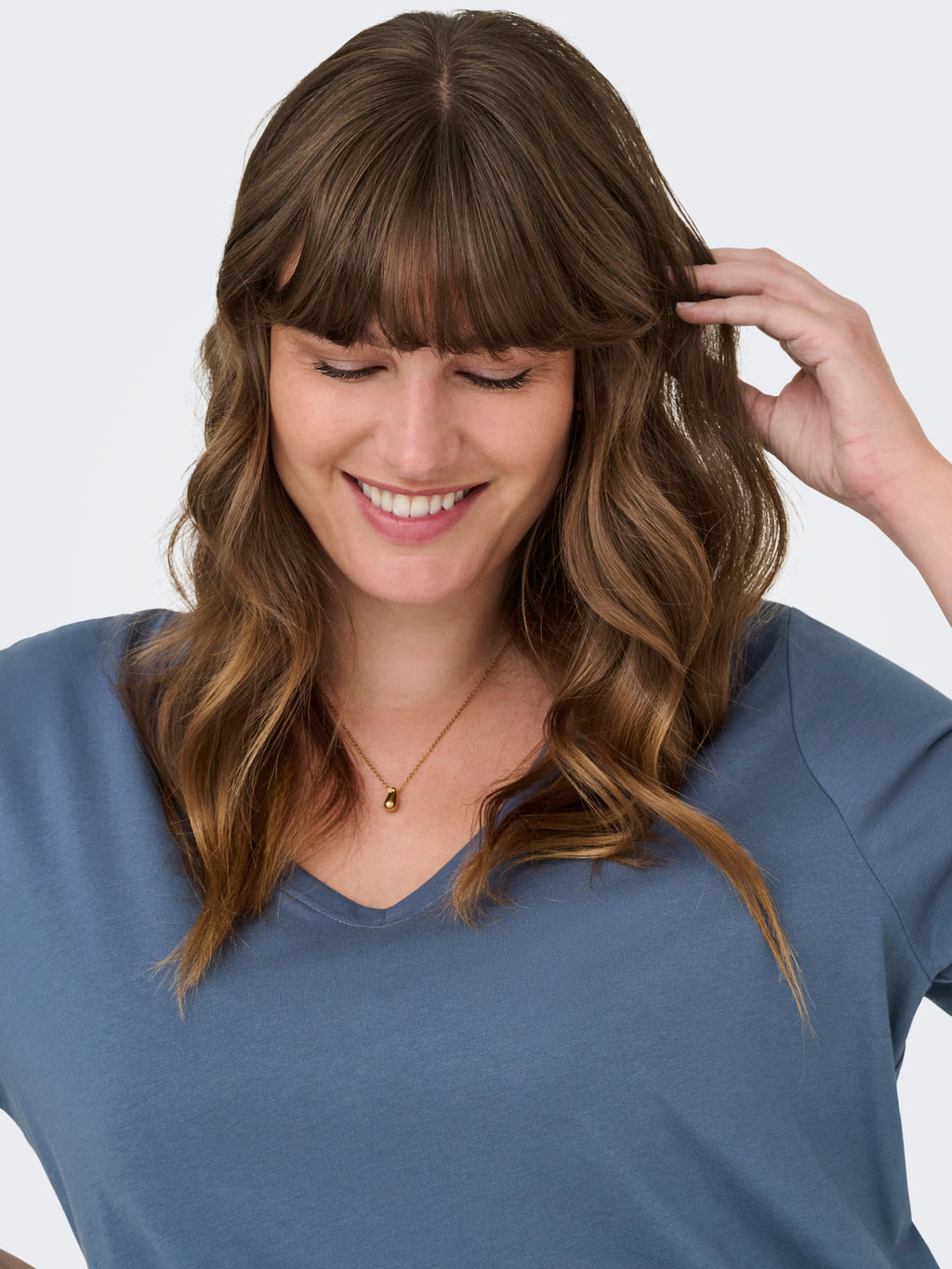 CARBONNIE LIFE S/S V A-SHAPE TEE NOOS