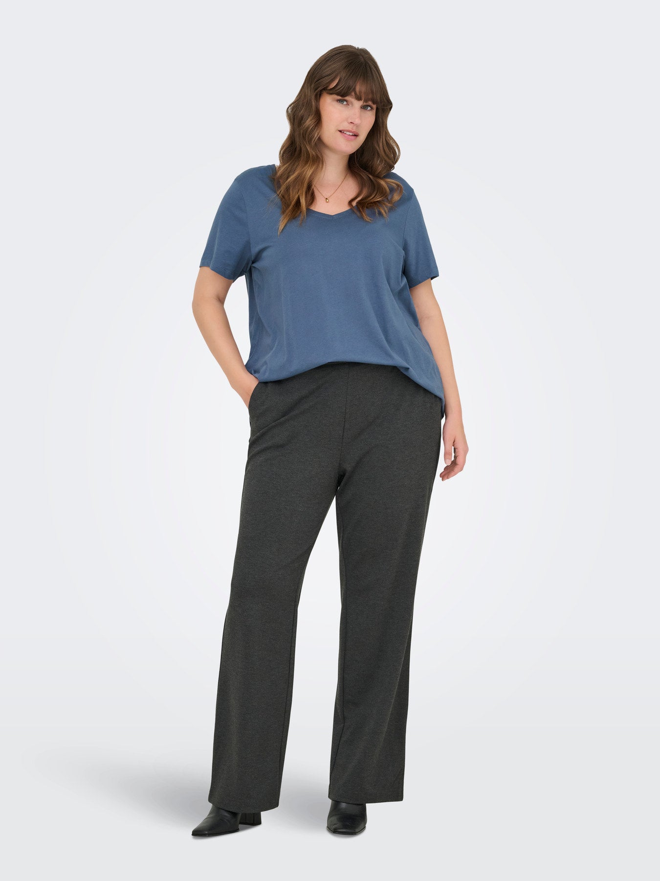 CARBONNIE LIFE S/S V A-SHAPE TEE NOOS