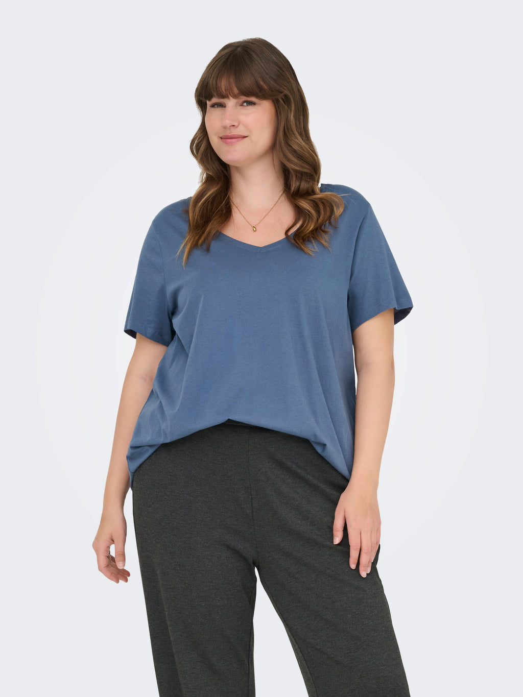 CARBONNIE LIFE S/S V A-SHAPE TEE NOOS