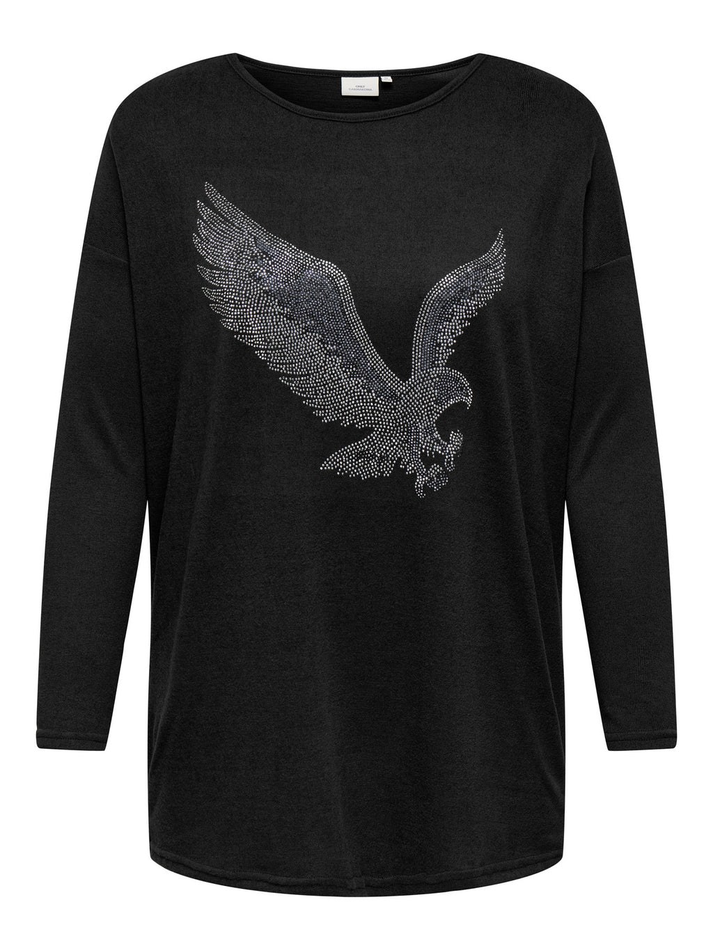 CARALBA LS LONG TOP JRS Zwart