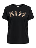 CARCRUZ SS O-NECK REG TEE JRS Black kiss