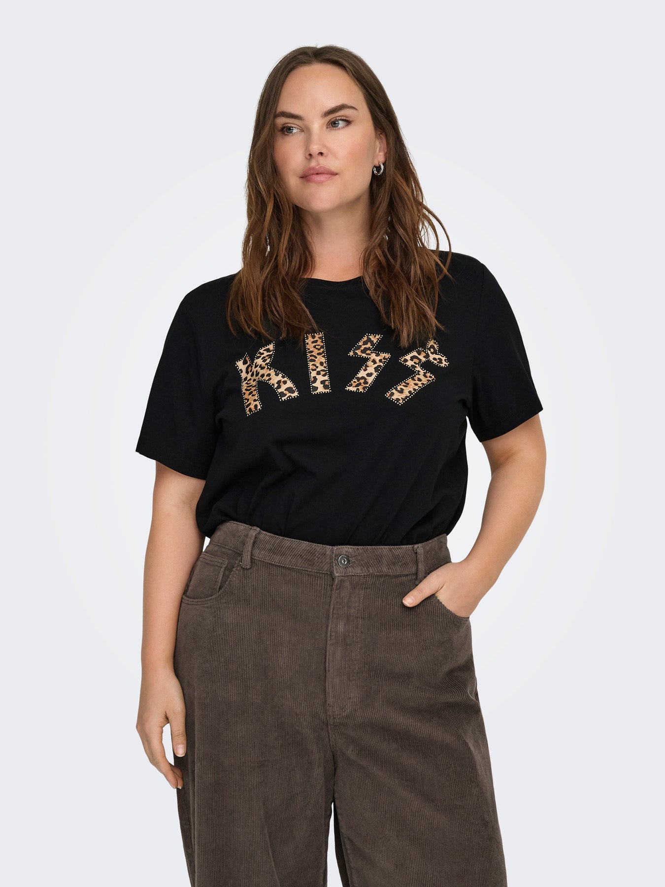 CARCRUZ SS O-NECK REG TEE JRS Black kiss