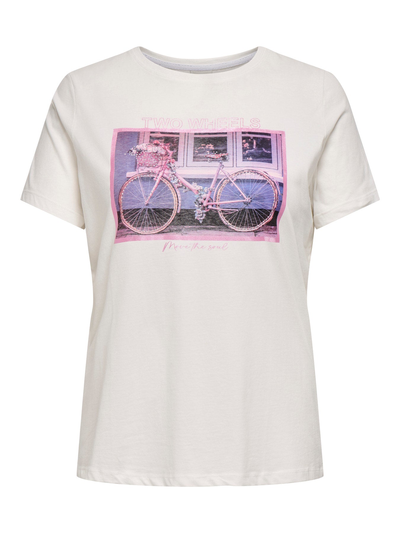 CARCRUZ SS O-NECK REG TEE JRS Cloud Dancer Bicycle
