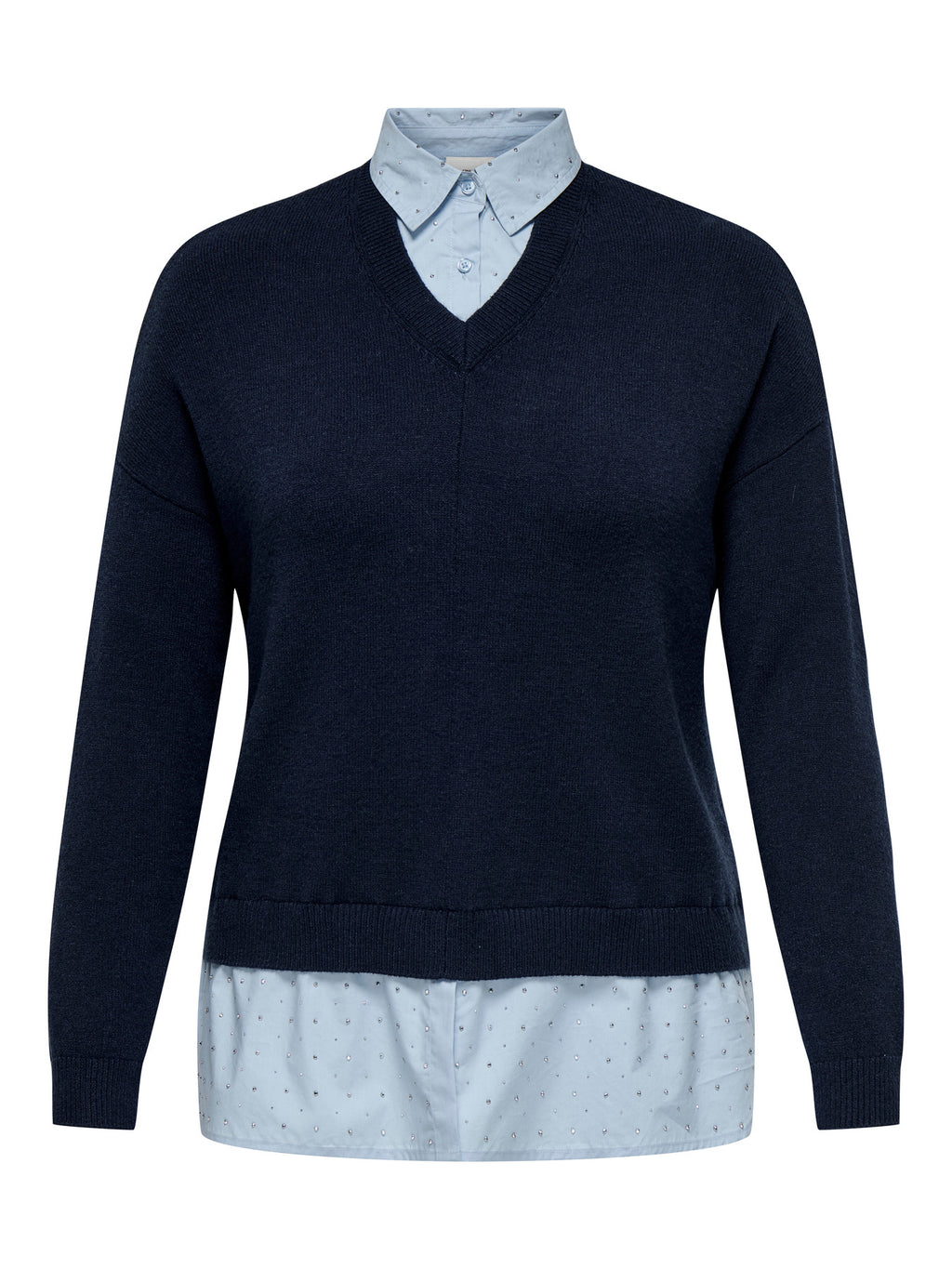 CARDAGMAR LS COLLAR MIX KNT