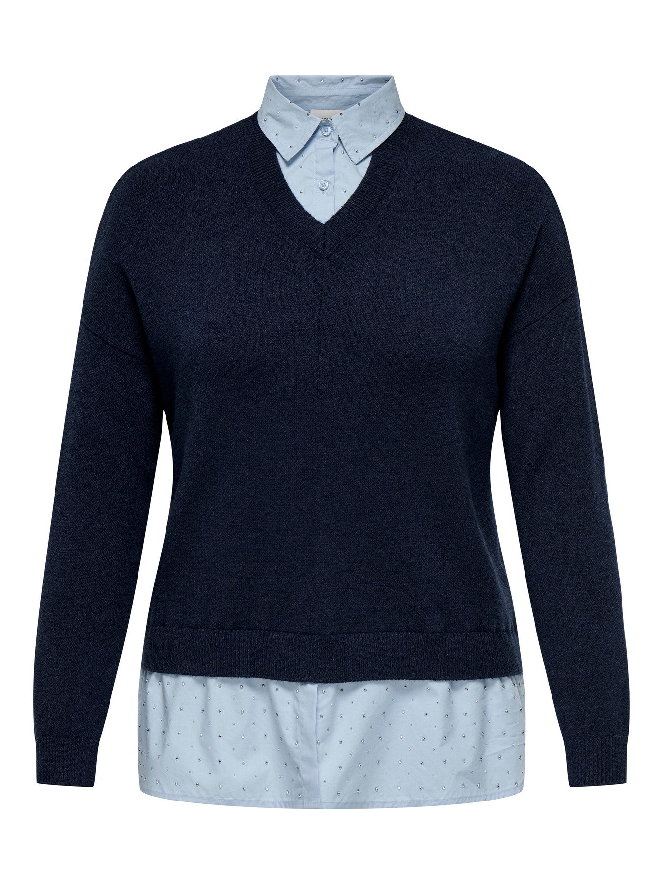 CARDAGMAR LS COLLAR MIX KNT