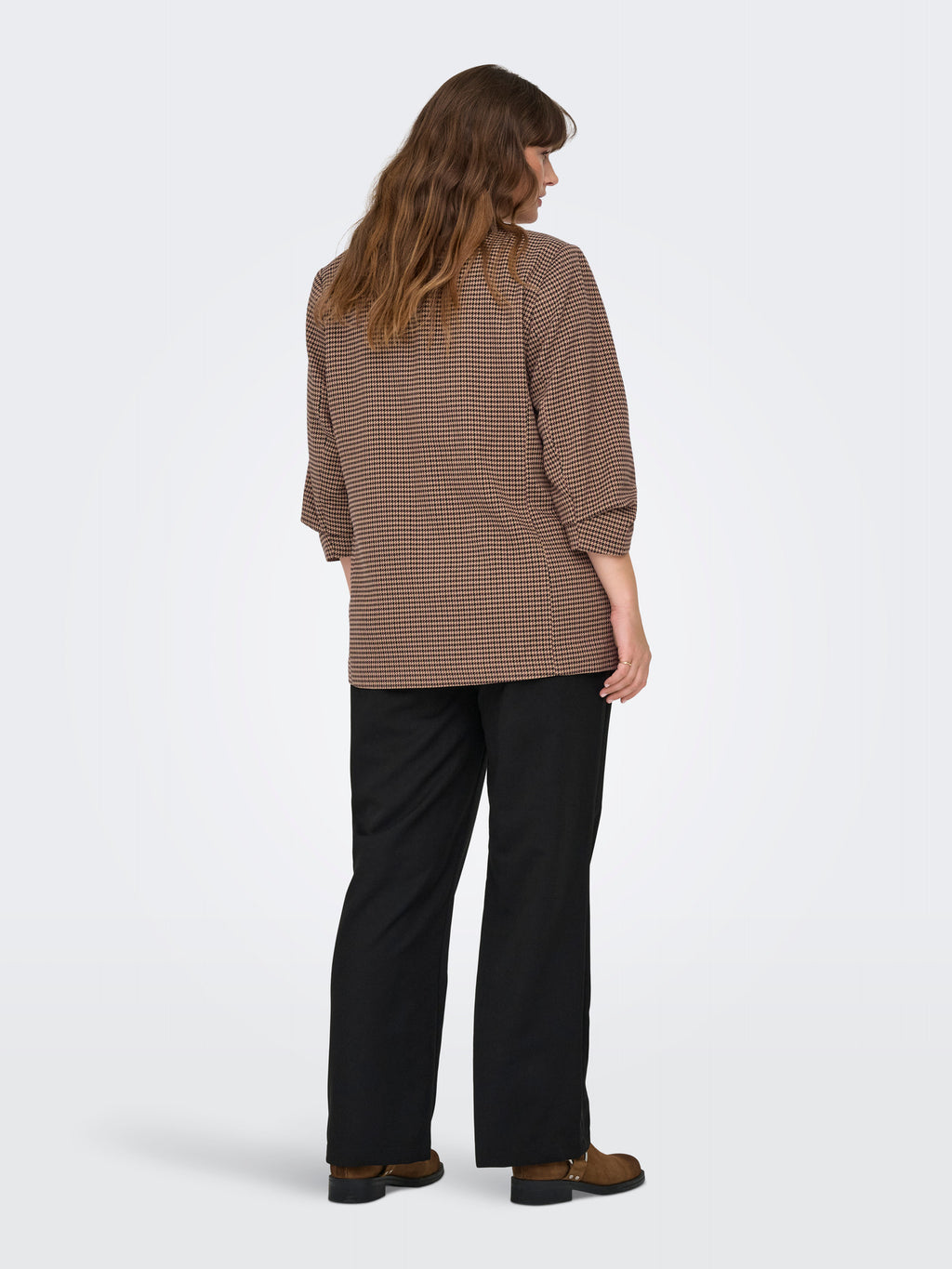 CARLETTIE LIFE 3/4 CHECK BLAZER TLR