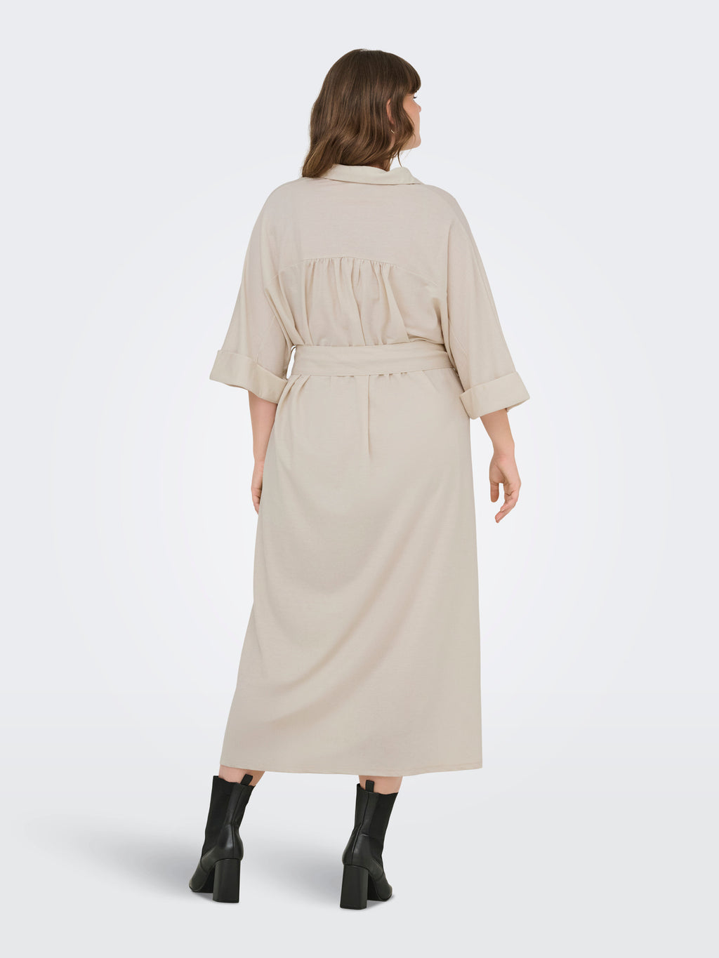 CARJOLLY 2/4 SLEEVE BLK DRESS JRS