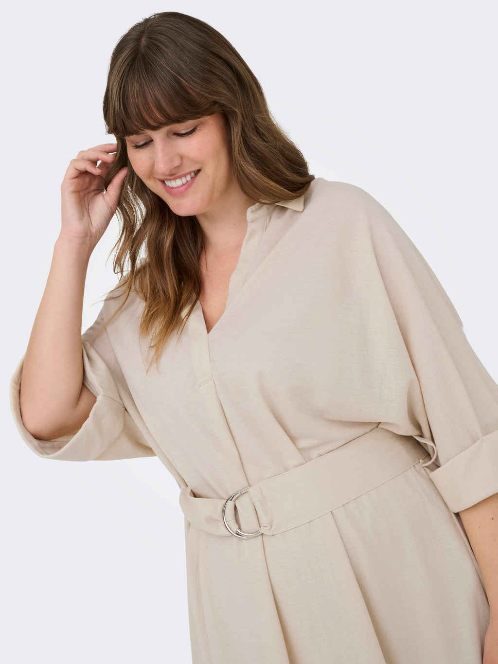 CARJOLLY 2/4 SLEEVE BLK DRESS JRS