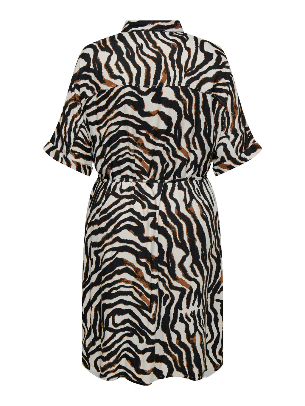 CARBERTE LIFE 2/4 BLK SHIRT DRESS AOP