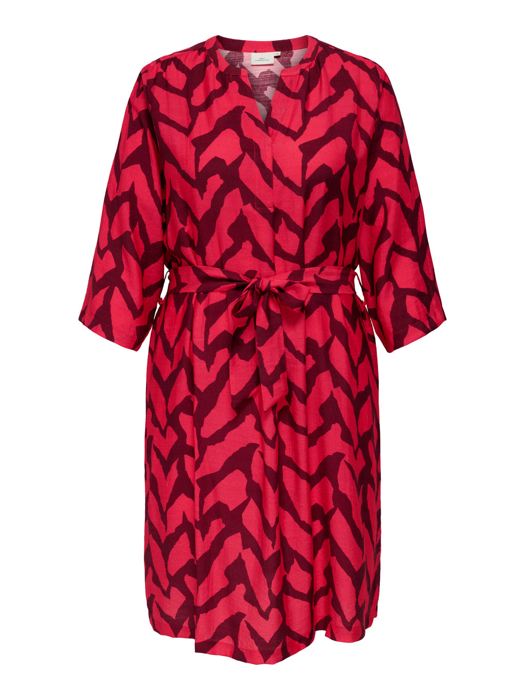 CARBERIET 3/4 BLK DRESS AOP