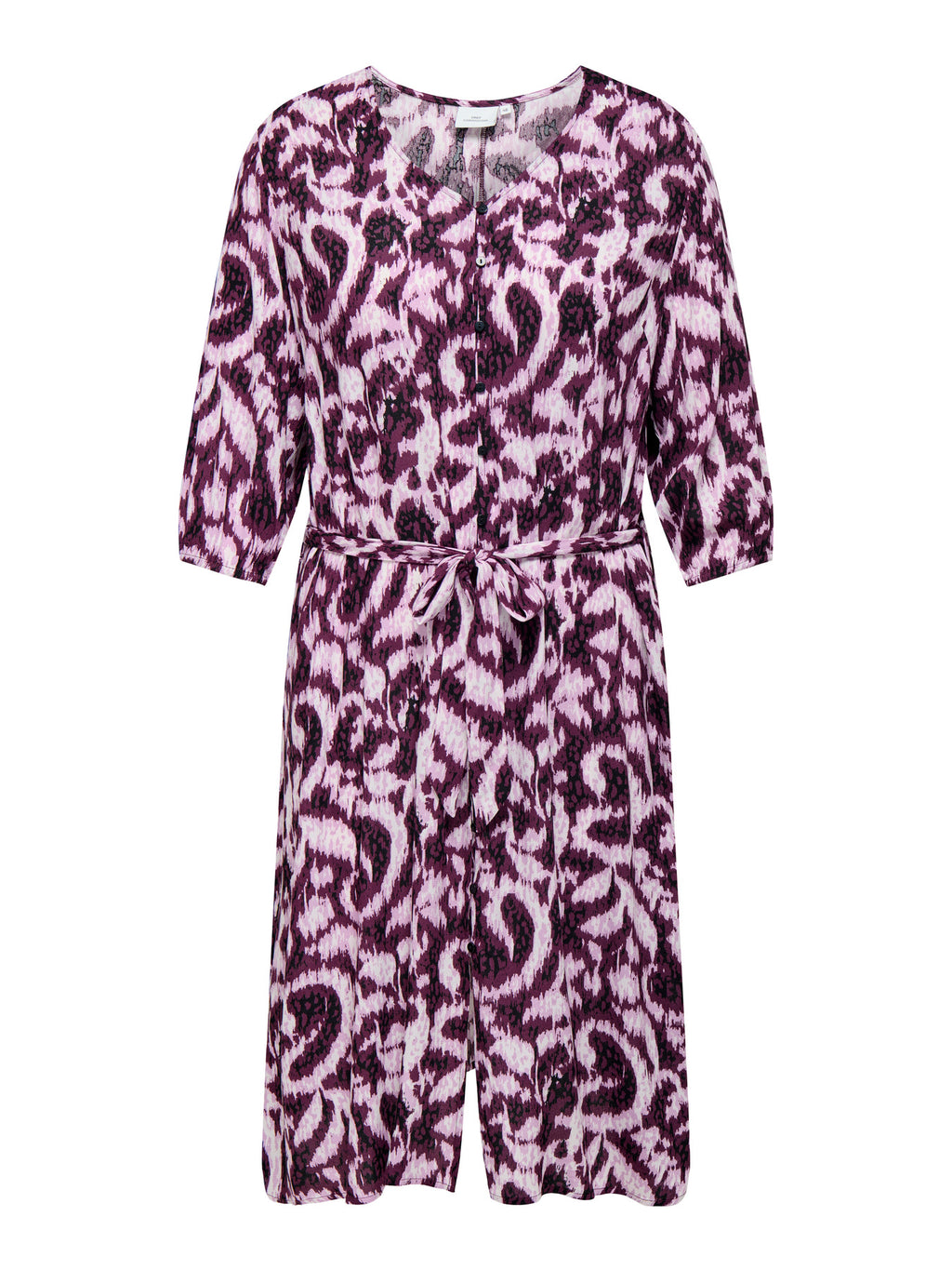 CARTYLA LIFE 3/4 BLK DRESS AOP