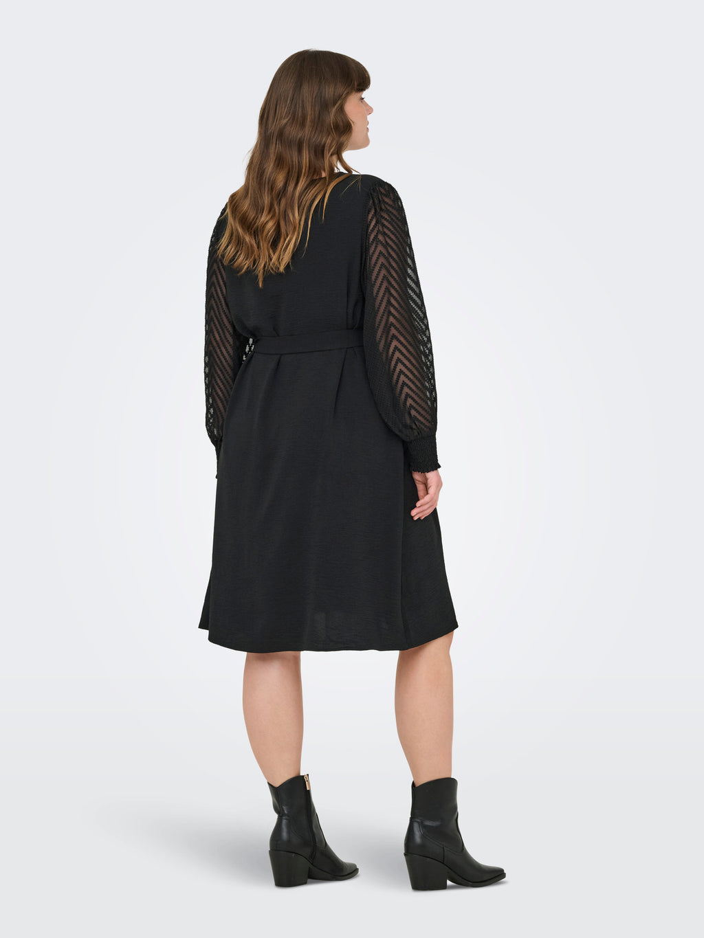CARMETTA LIFE LS KNEE DRESS WVN