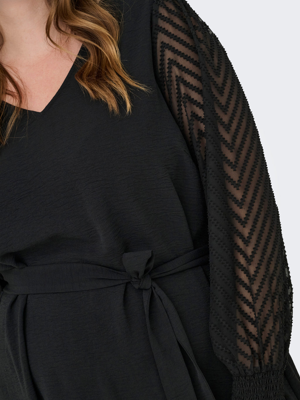 CARMETTA LIFE LS KNEE DRESS WVN