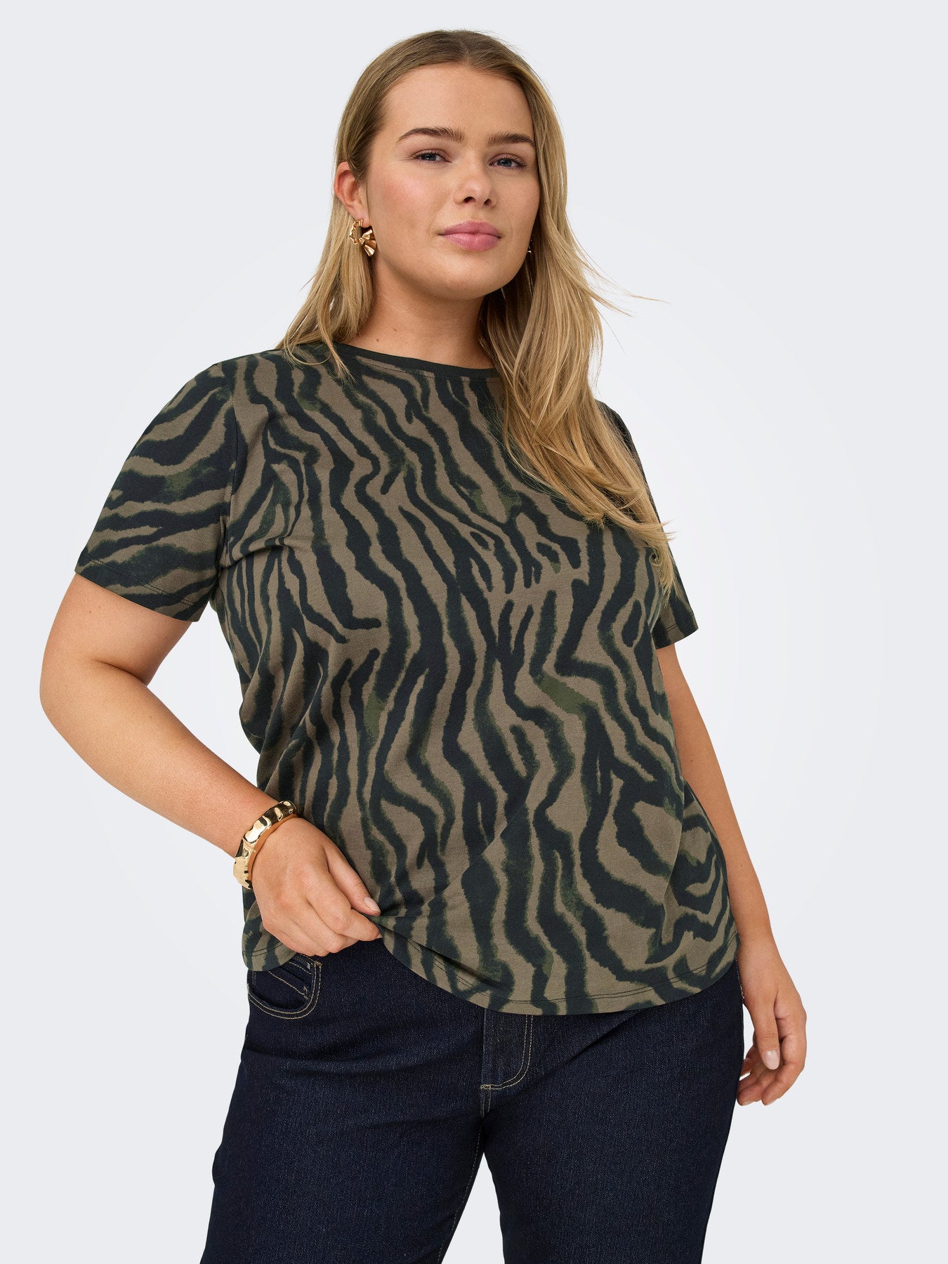 CARLULU LIFE SS O-NECK JEANS FIT TEE JRS