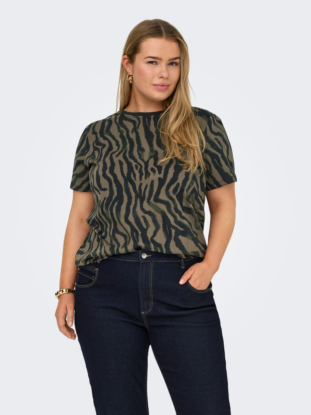 CARLULU LIFE SS O-NECK JEANS FIT TEE JRS