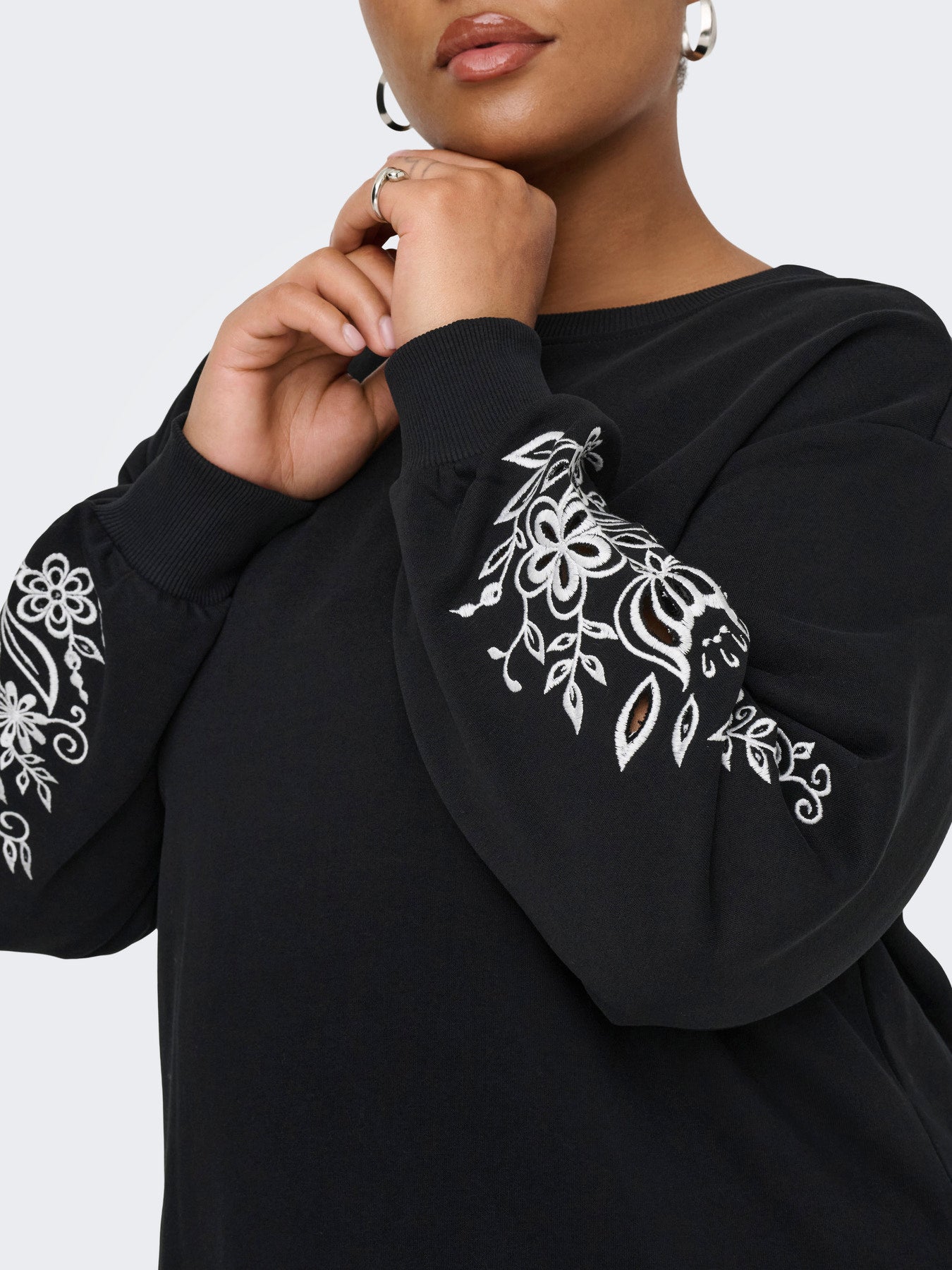 CARJENNA LS O-NECK SWEAT DRESS SWT