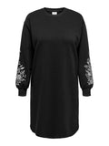 CARJENNA LS O-NECK SWEAT DRESS SWT