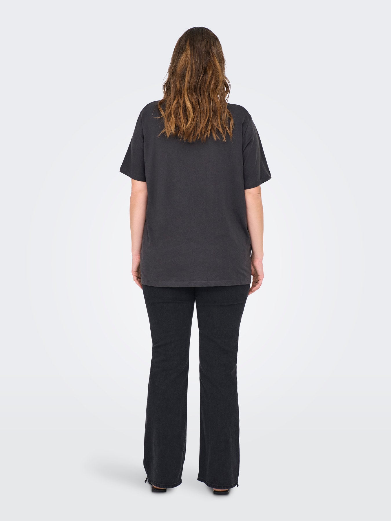 CARKONI FOIL S/S O-NECK TOP JRS