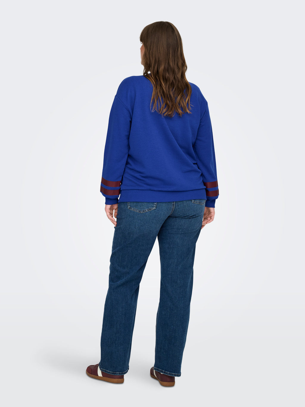 CARBEN L/S O-NECK SWEAT JRS Blauw