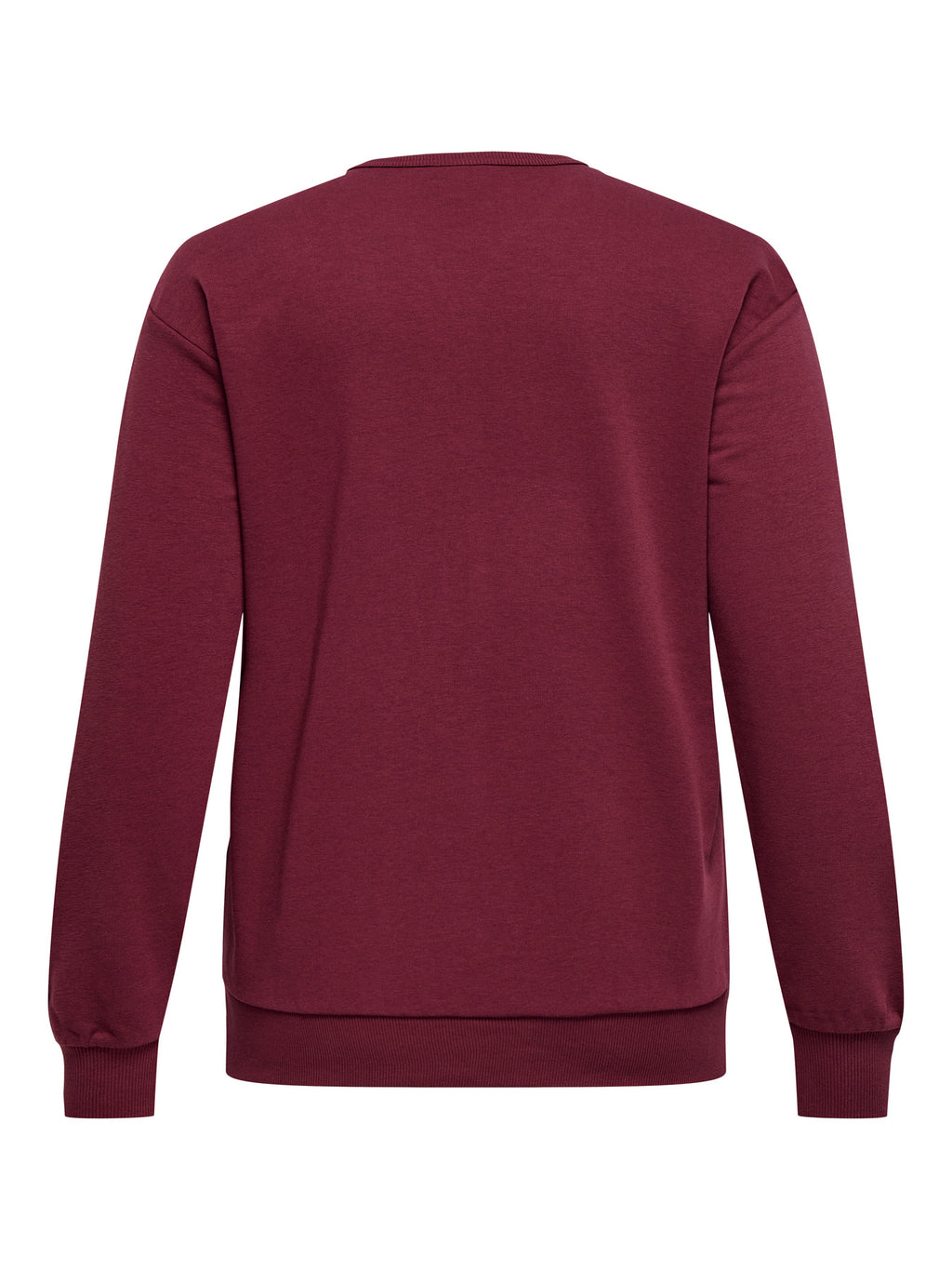 CARBEN L/S O-NECK SWEAT JRS Rood
