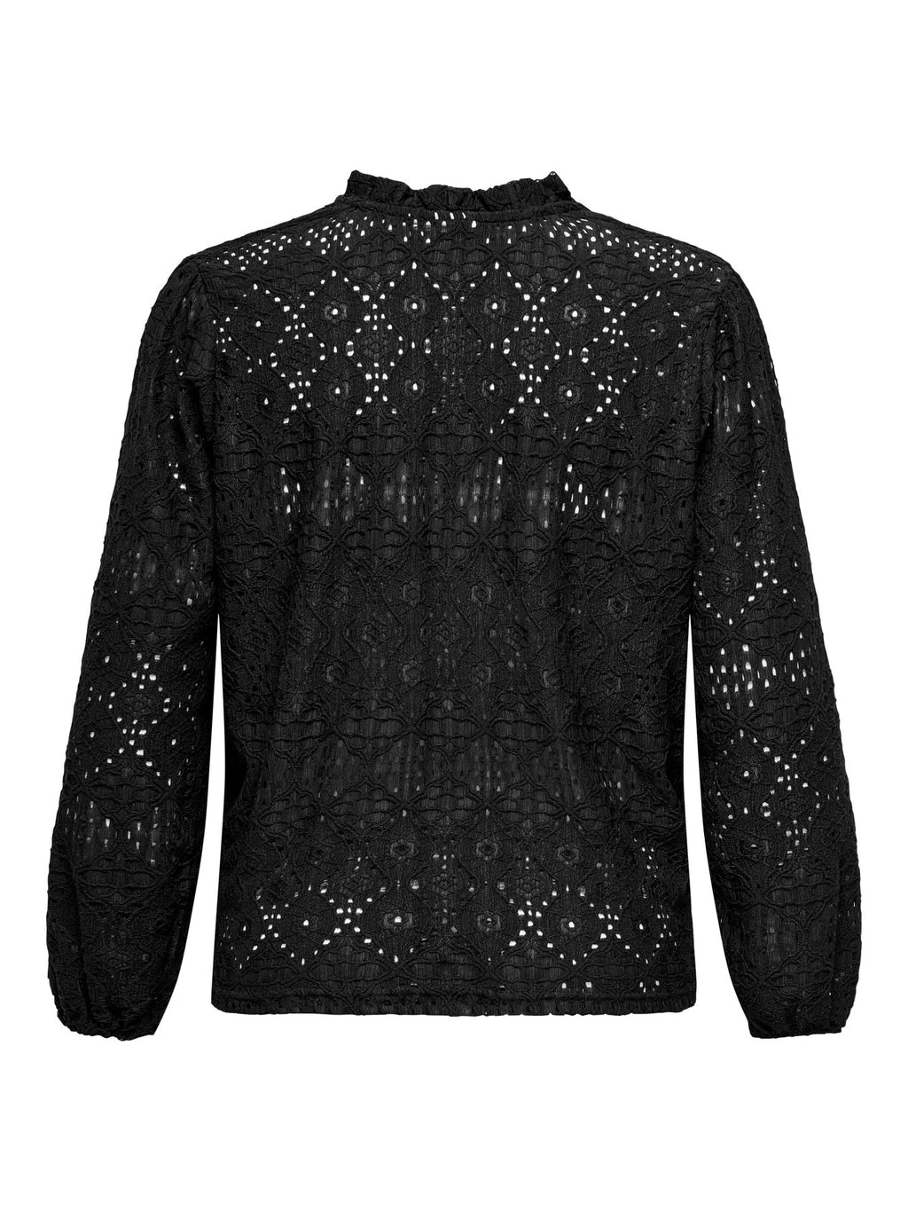 CARLUZIA L/S V-NECK BLOUSE JRS