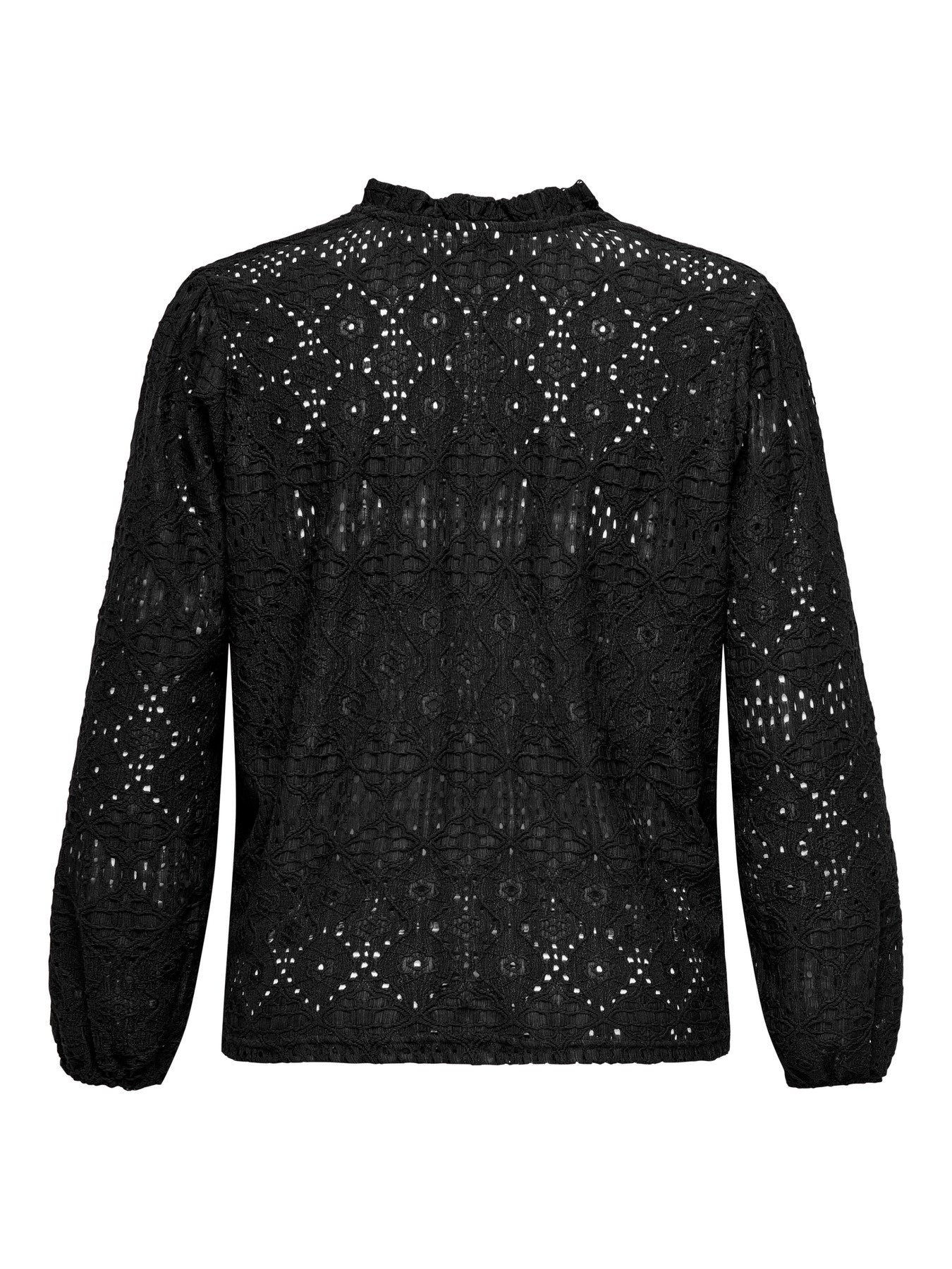 CARLUZIA L/S V-NECK BLOUSE JRS