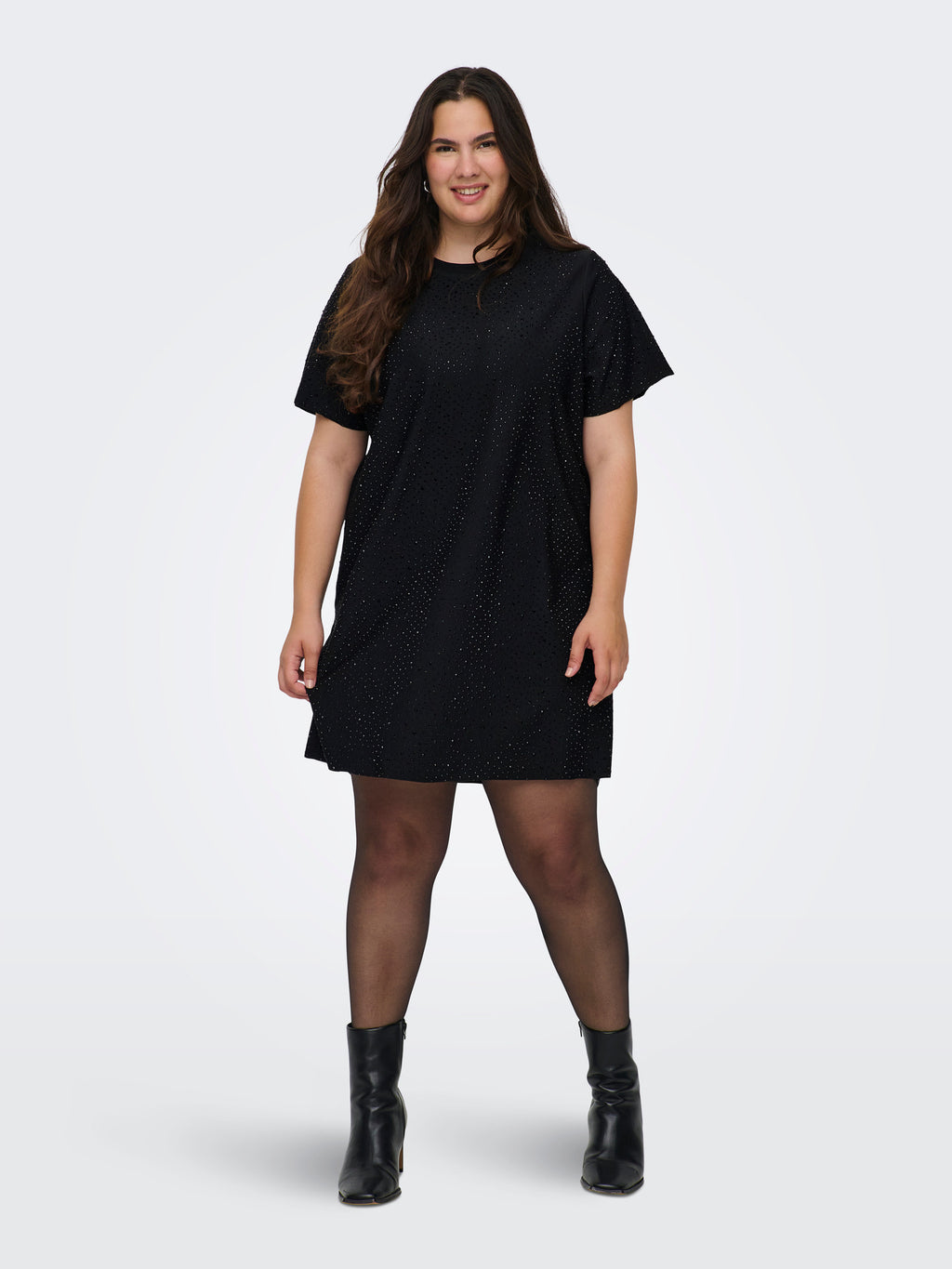 CARMALUKKA LIFE S/S O-NECK ABK DRESS JRS