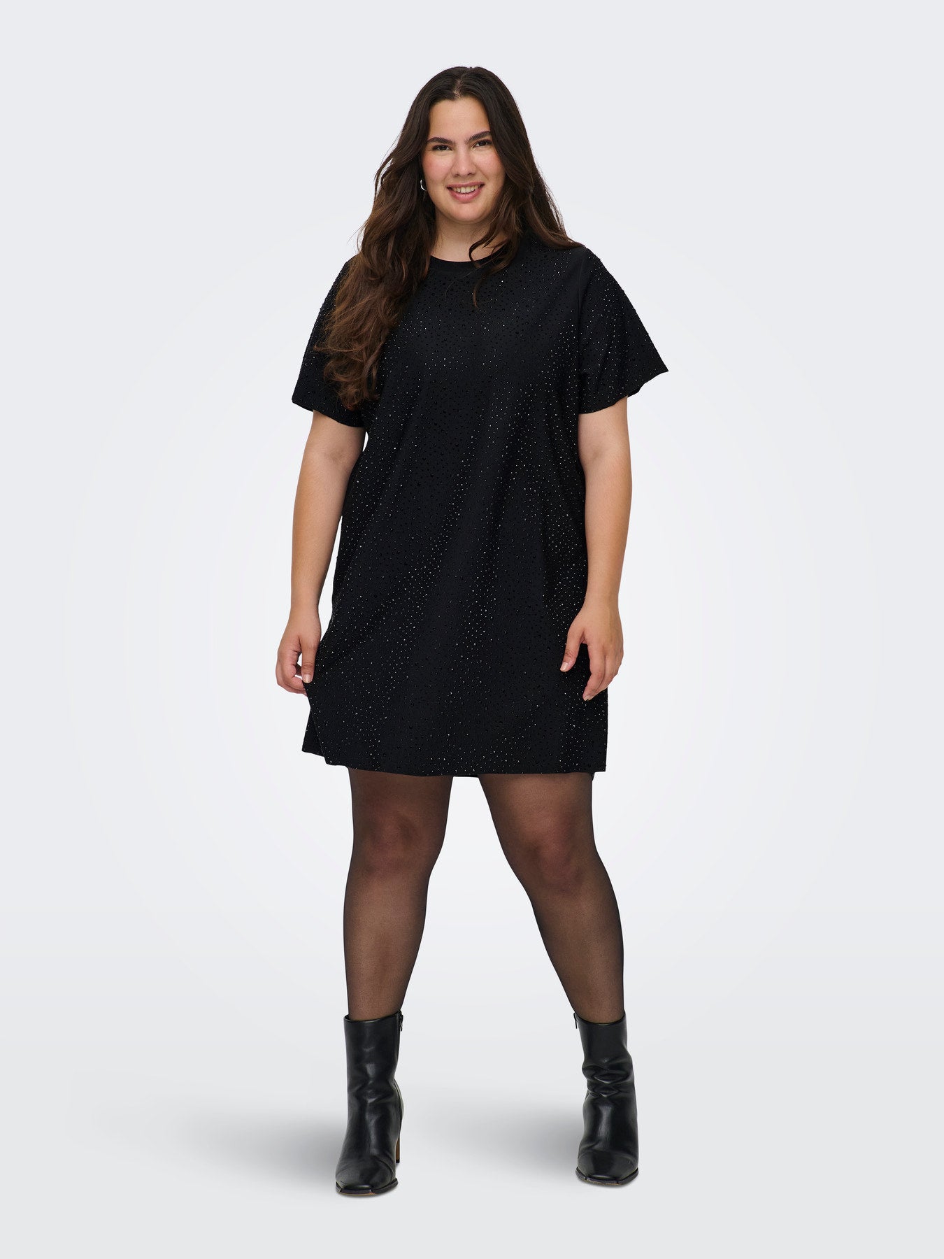 CARMALUKKA LIFE S/S O-NECK ABK DRESS JRS