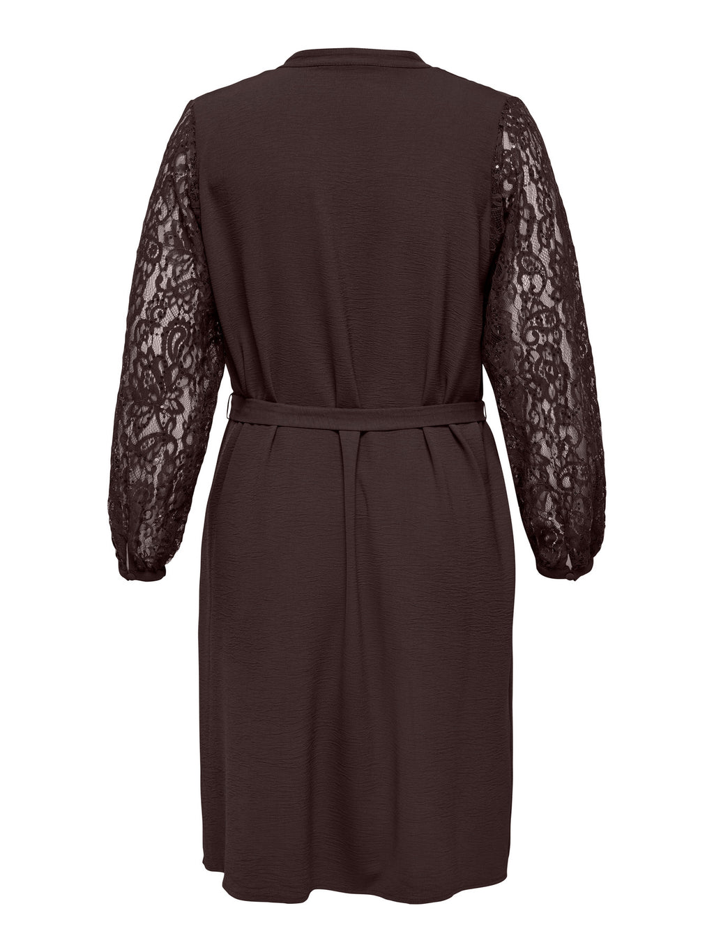 CARKAMMY LIFE 3/4 V-NECK LACE BLK DRESS