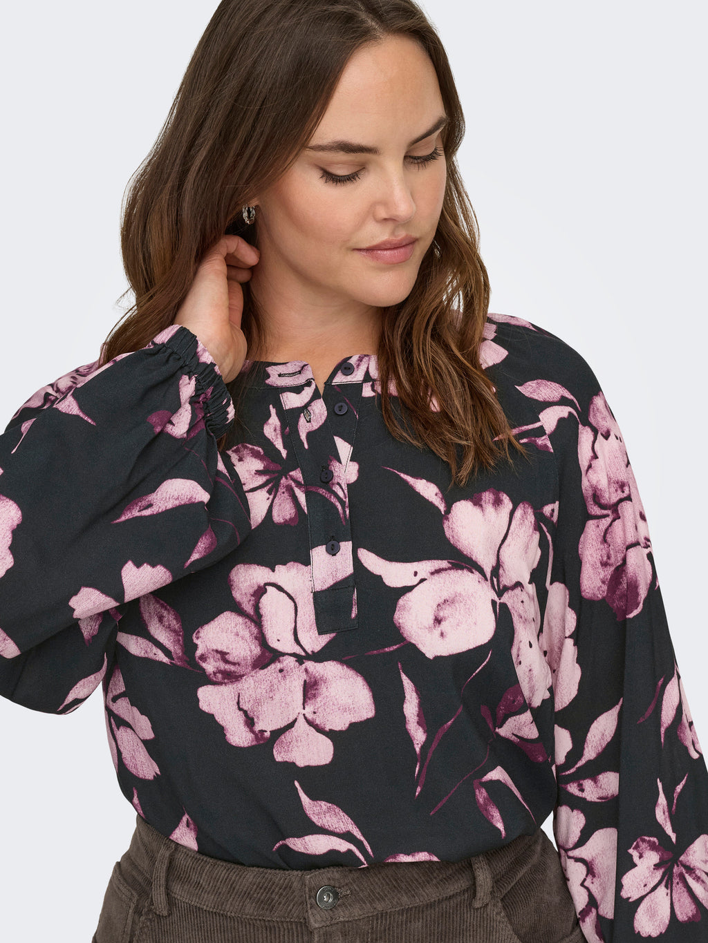 CARLINKA LIFE LS O-NECK TOP AOP