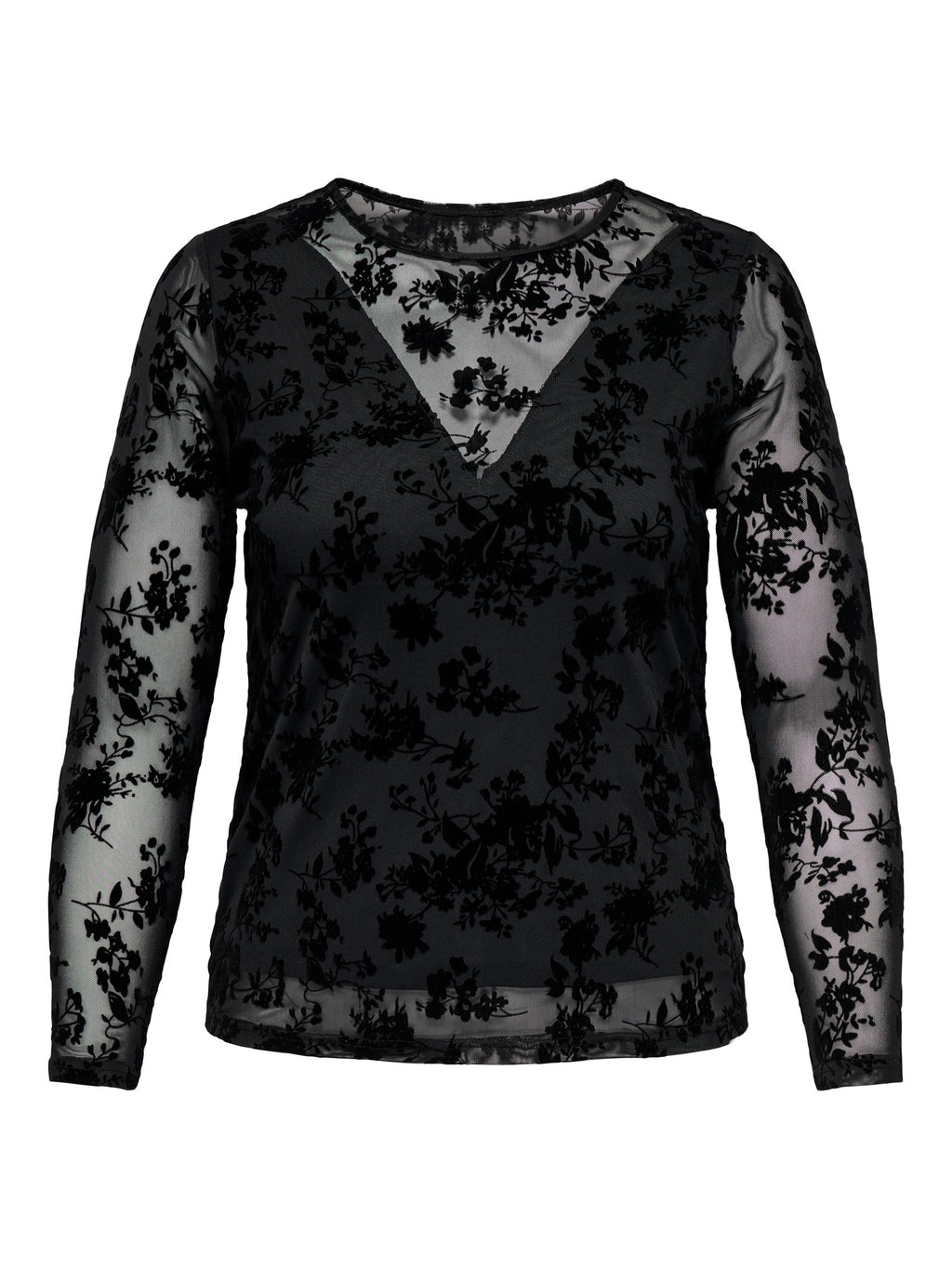 CARELODIE L/S O-NECK BLOUSE JRS