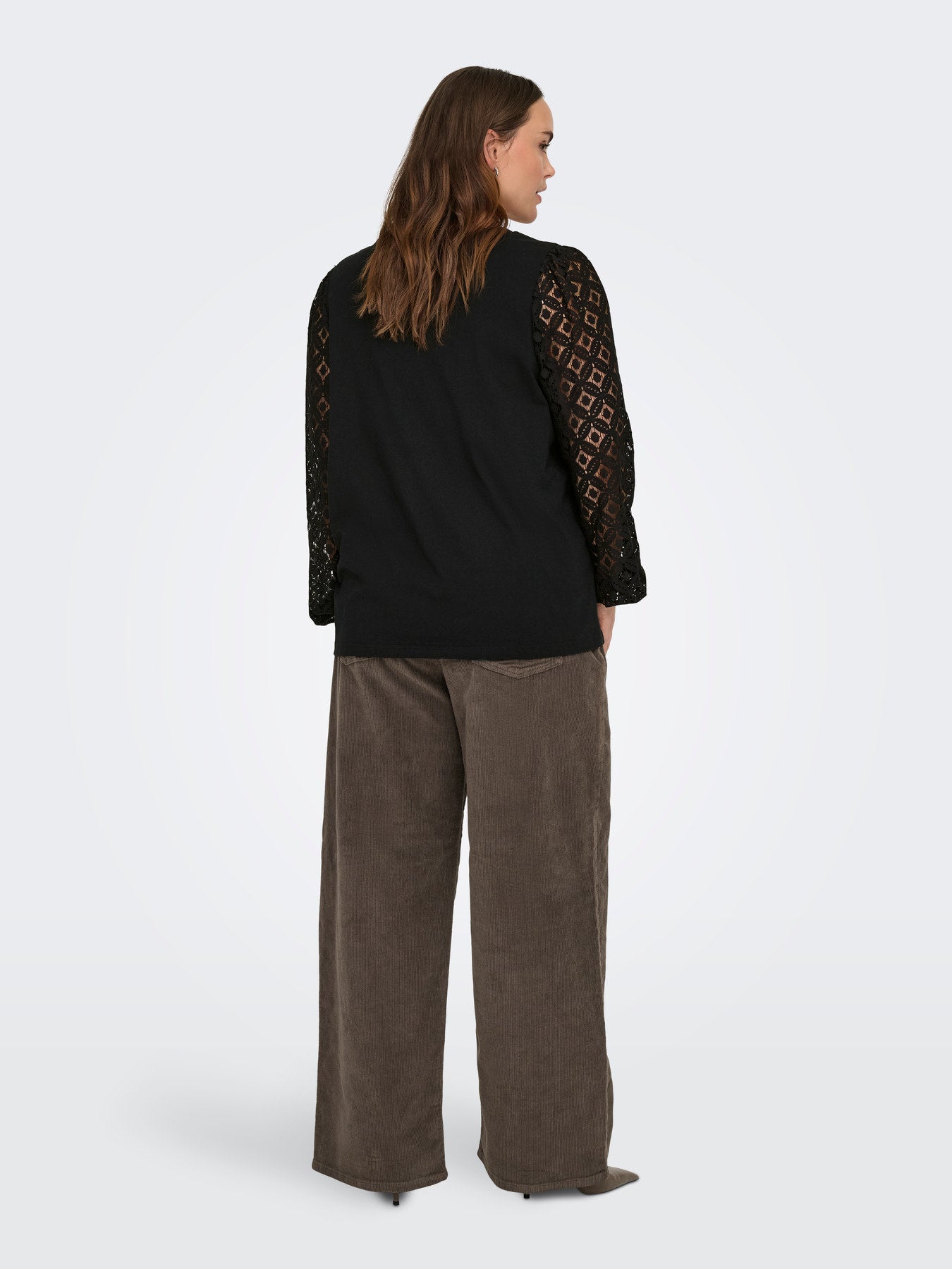 CAREFFIE LS V-NECK BLOUSE JRS