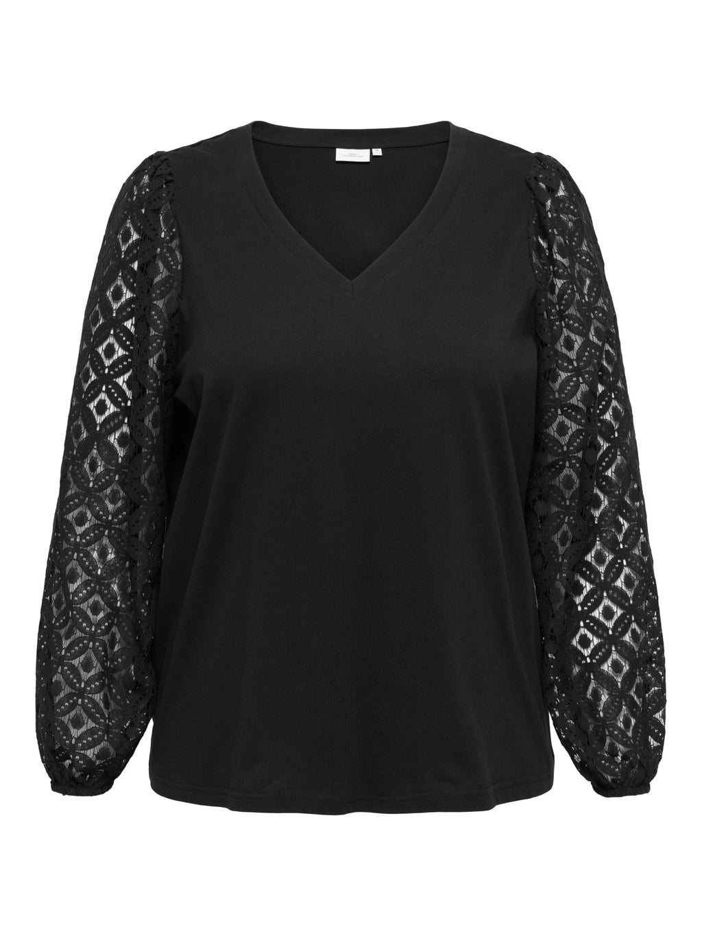 CAREFFIE LS V-NECK BLOUSE JRS