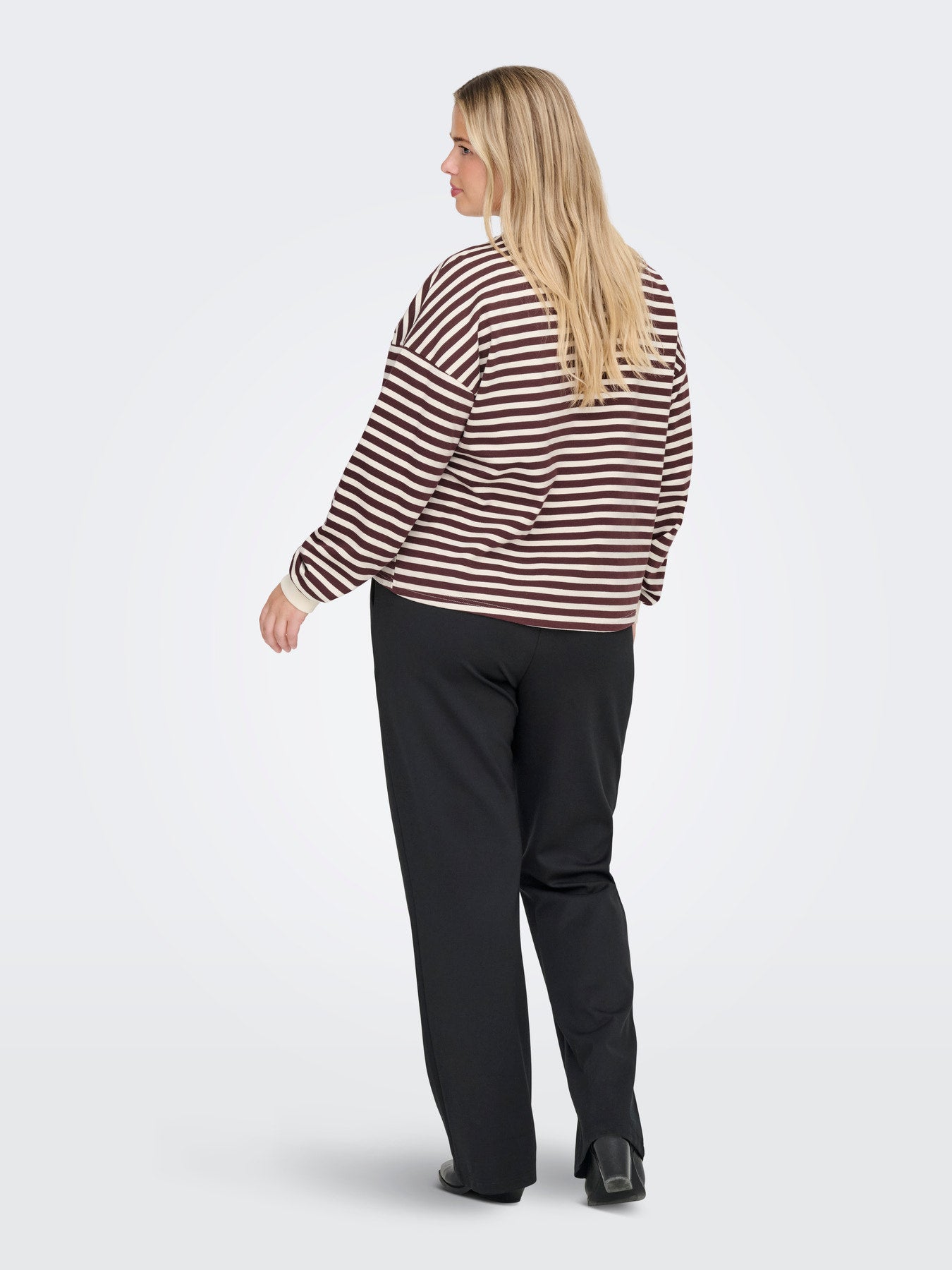 CARLIZA L/S PEARL PRINT BOX SWT JRS