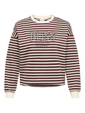 CARLIZA L/S PEARL PRINT BOX SWT JRS