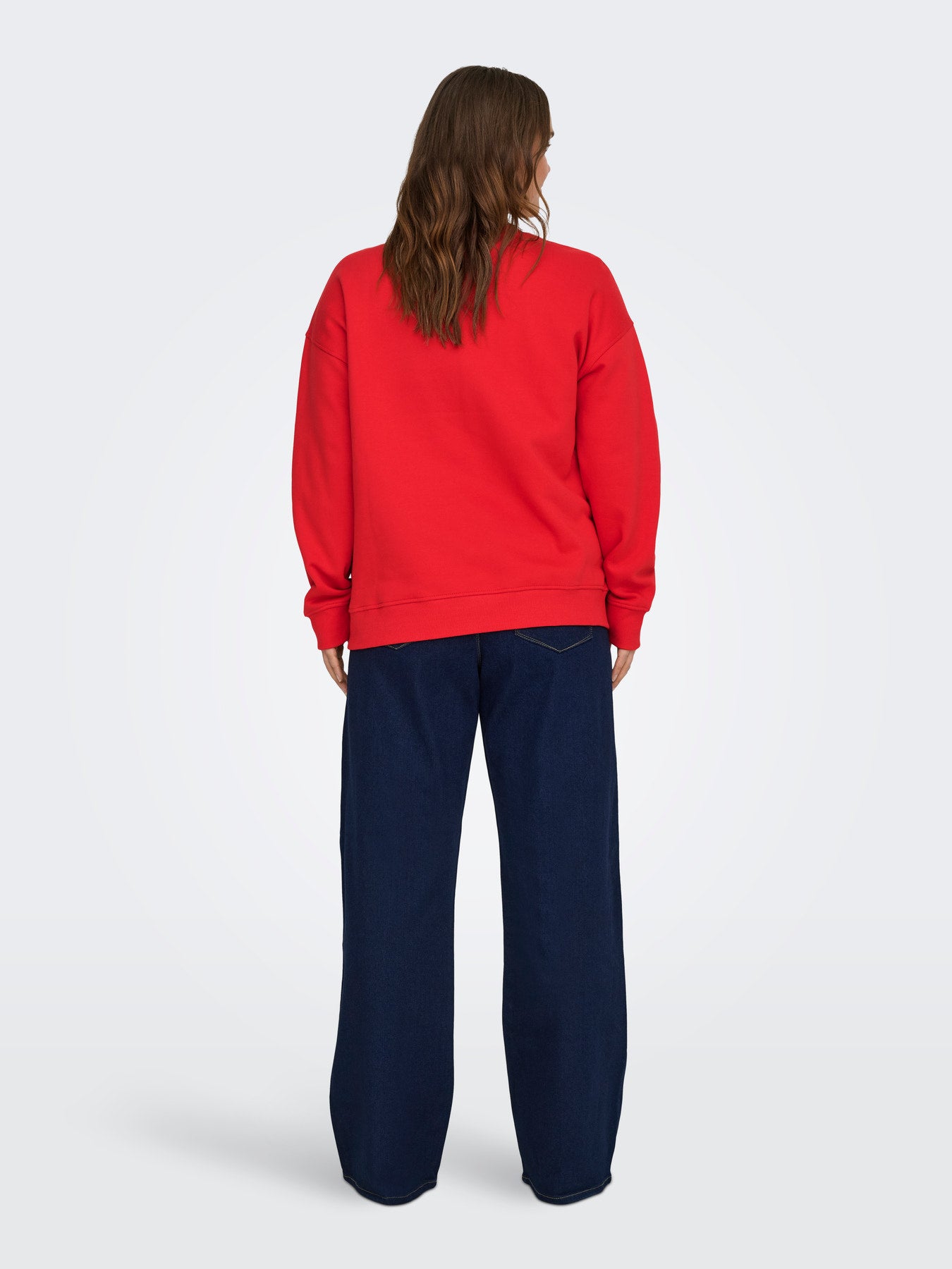 CARSOFIA L/S WORD O-NECK SWT JRS